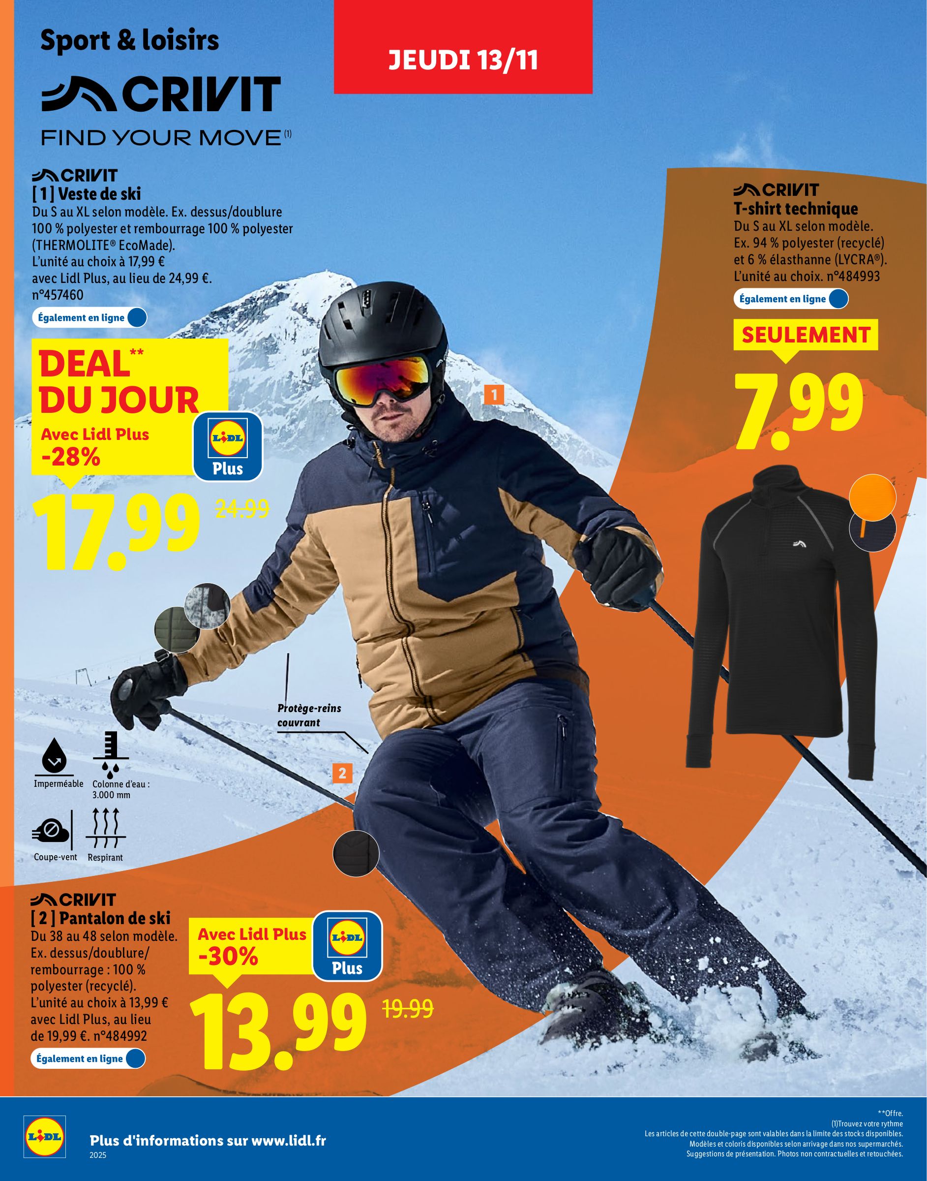 lidl - Catalogue Lidl - Catalogue sport et loisirs valable du 13/11 au 30/11 - page: 4