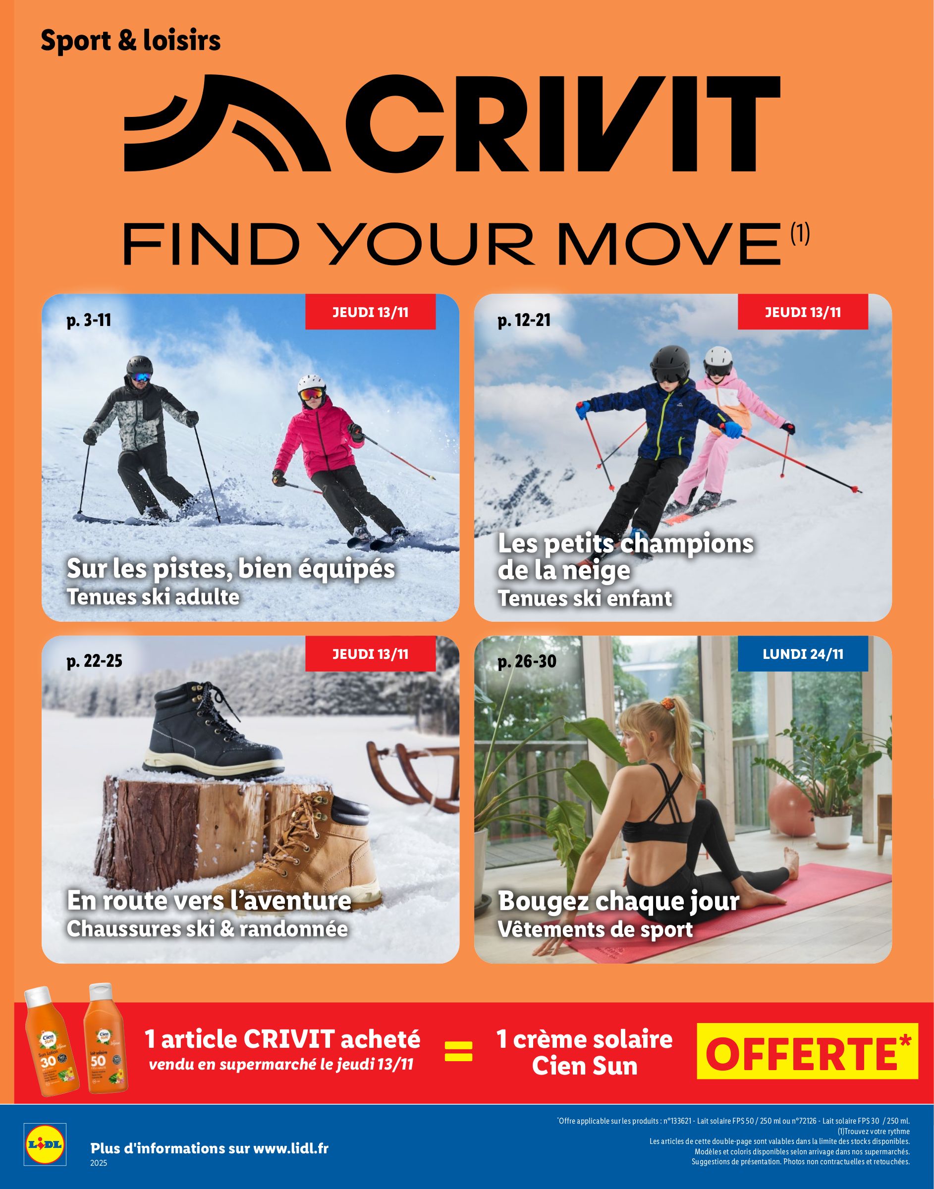 lidl - Catalogue Lidl - Catalogue sport et loisirs valable du 13/11 au 30/11 - page: 2