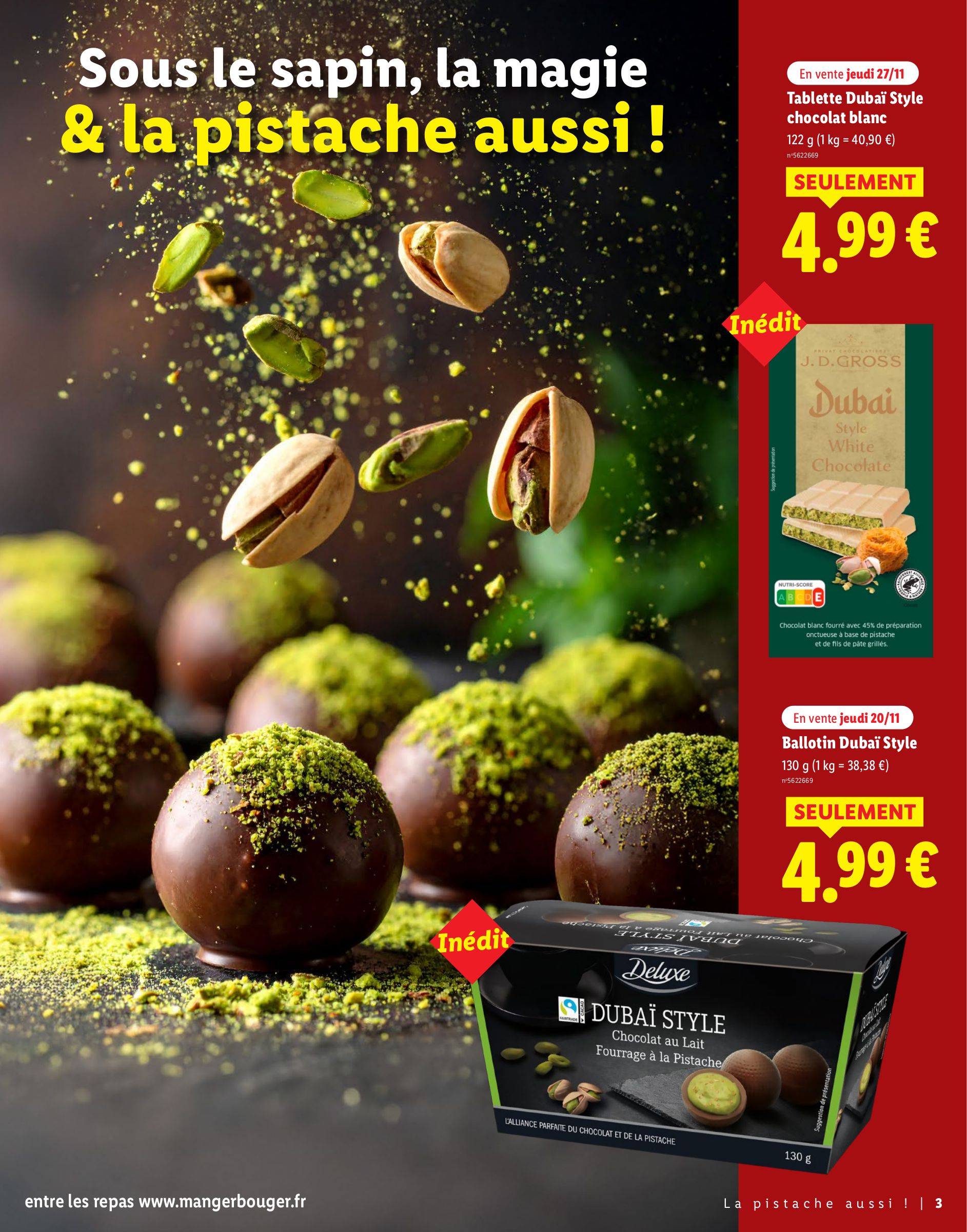 lidl - Catalogue Lidl - Pour des fêtes étincelantes valable du 13/11 au 04/01 - page: 3