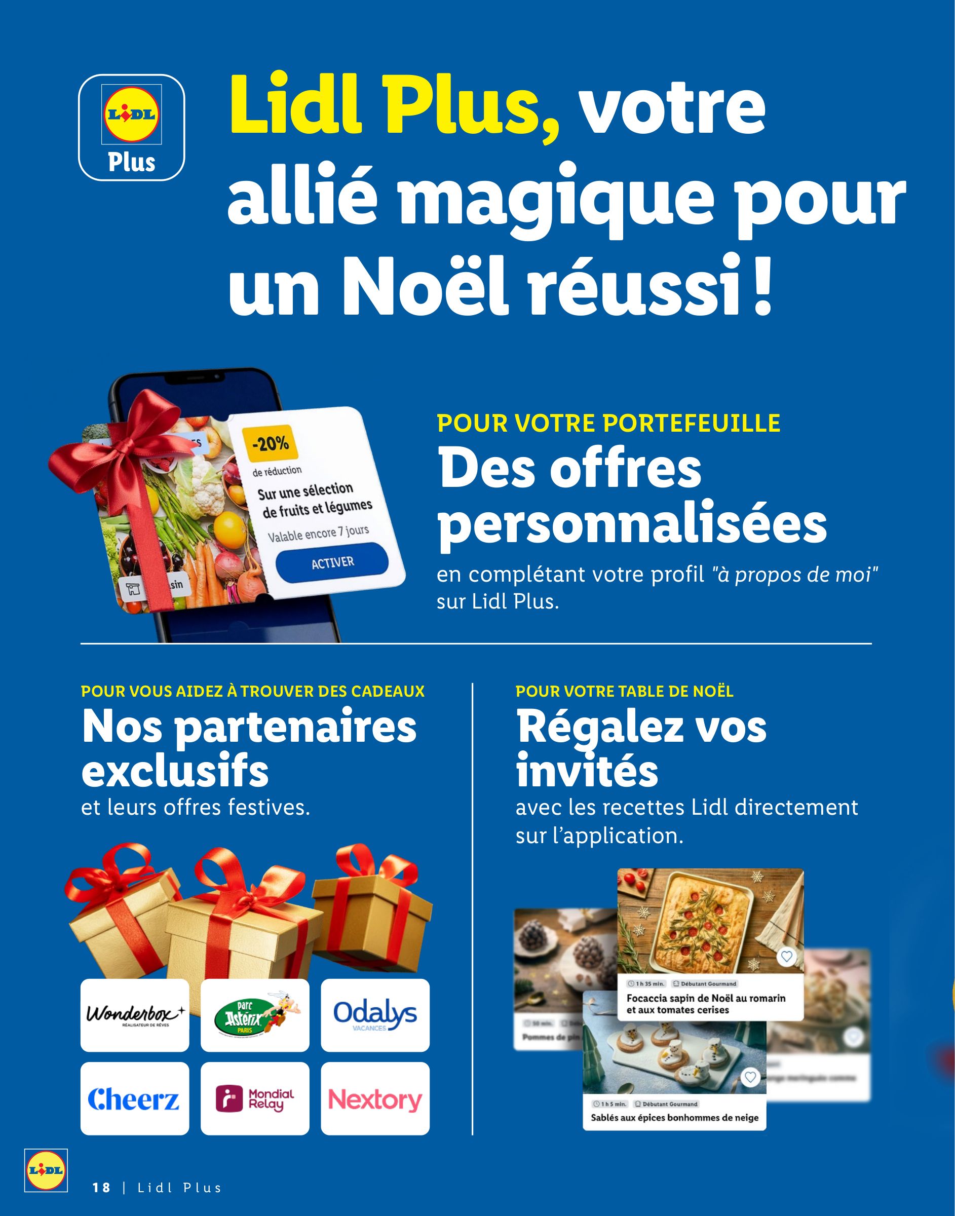 lidl - Catalogue Lidl - Pour des fêtes étincelantes valable du 13/11 au 04/01 - page: 18