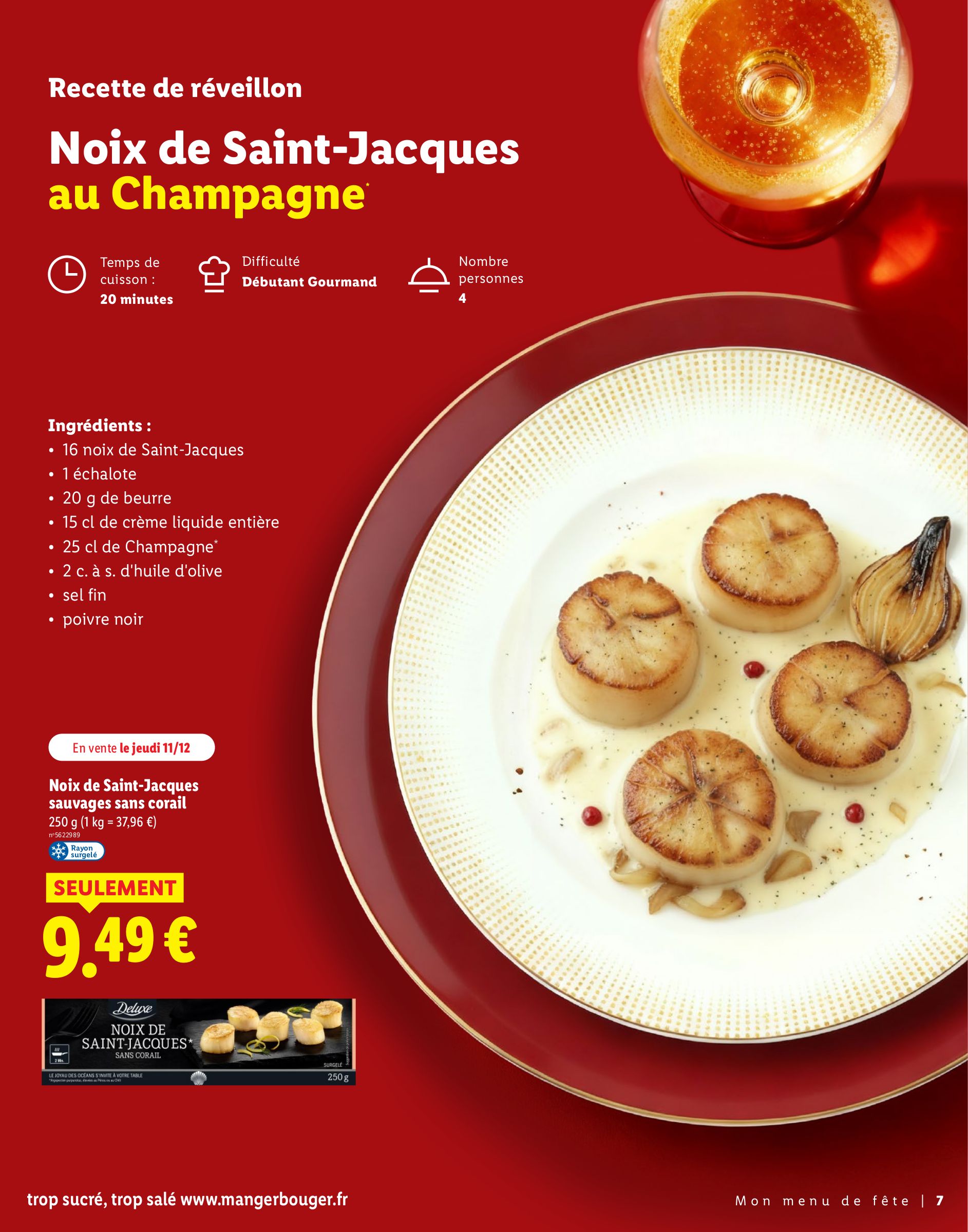 lidl - Catalogue Lidl - Pour des fêtes étincelantes valable du 13/11 au 04/01 - page: 7