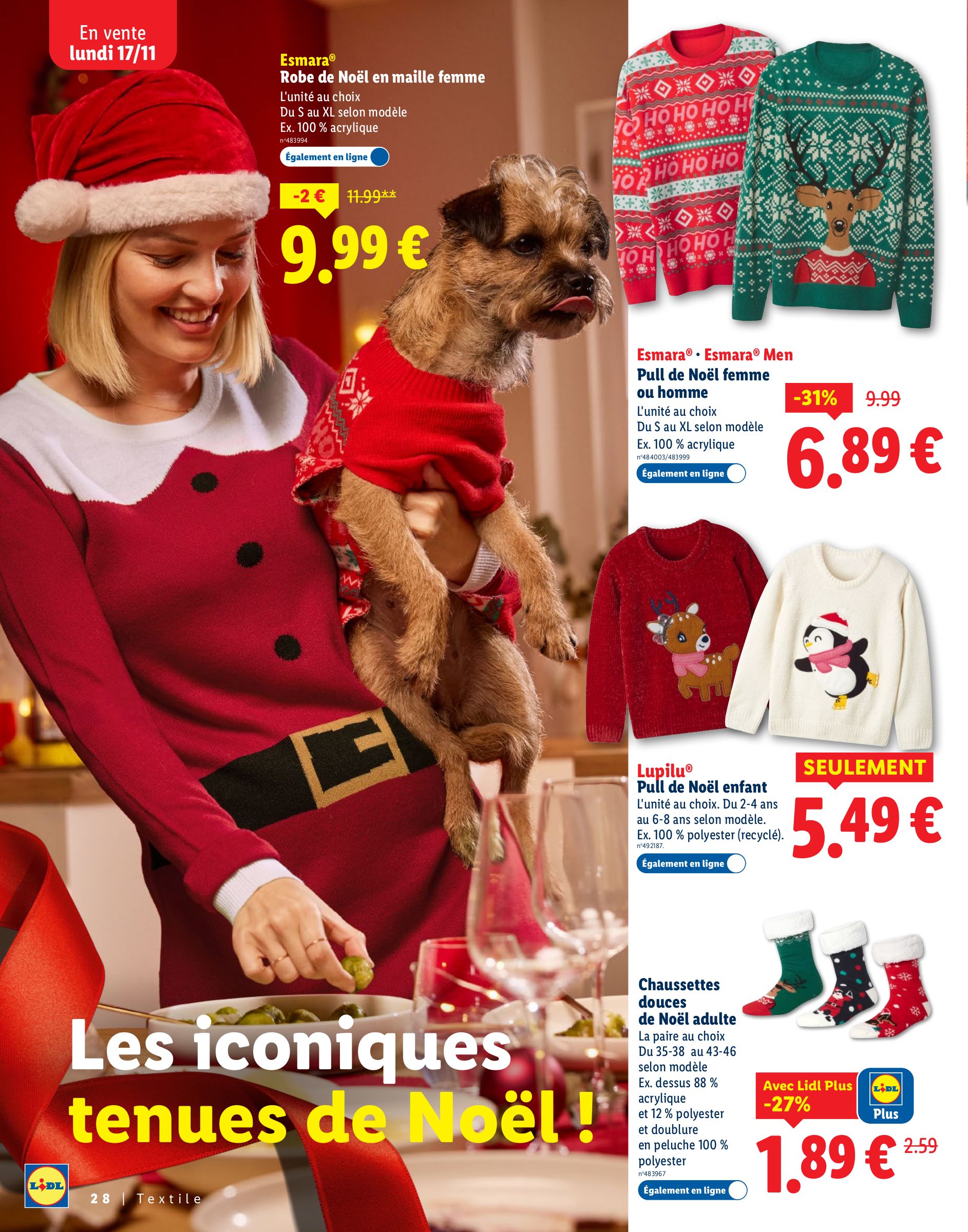 lidl - Catalogue Lidl - Pour des fêtes étincelantes valable du 13/11 au 04/01 - page: 28
