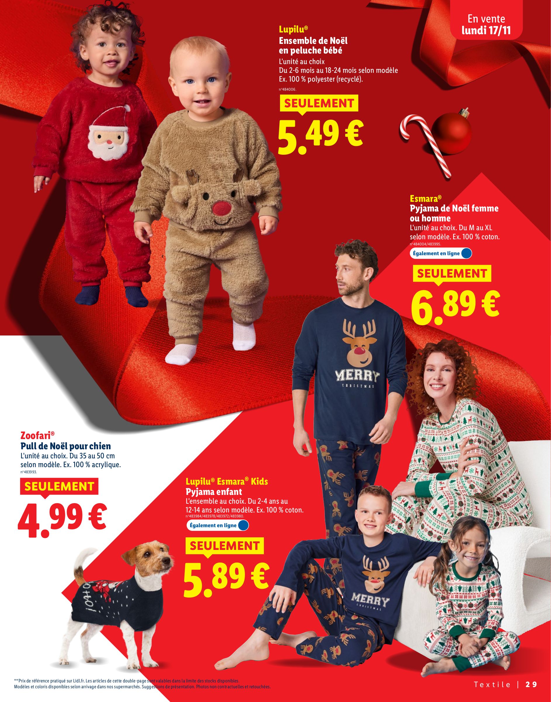 lidl - Catalogue Lidl - Pour des fêtes étincelantes valable du 13/11 au 04/01 - page: 29