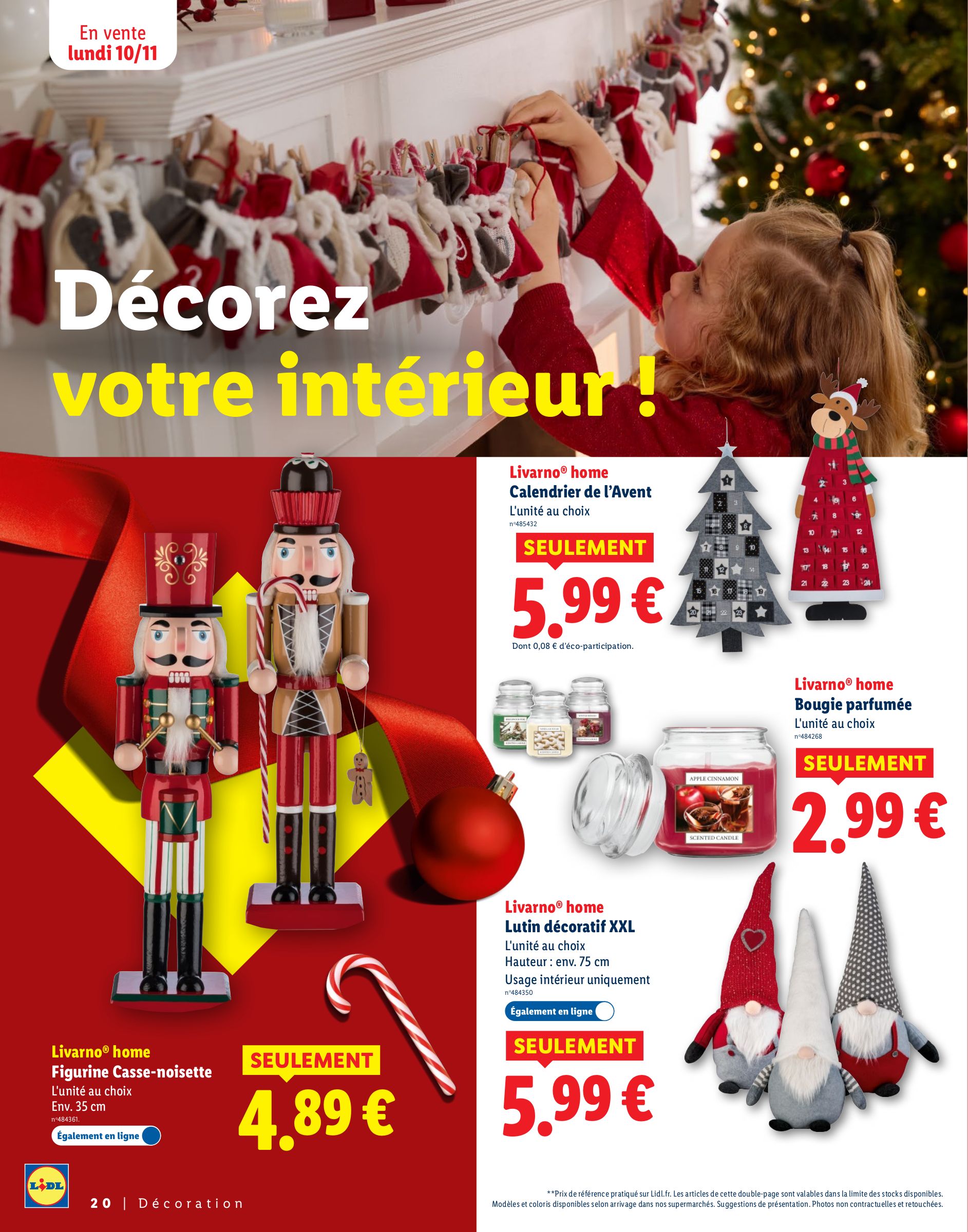 lidl - Catalogue Lidl - Pour des fêtes étincelantes valable du 13/11 au 04/01 - page: 20