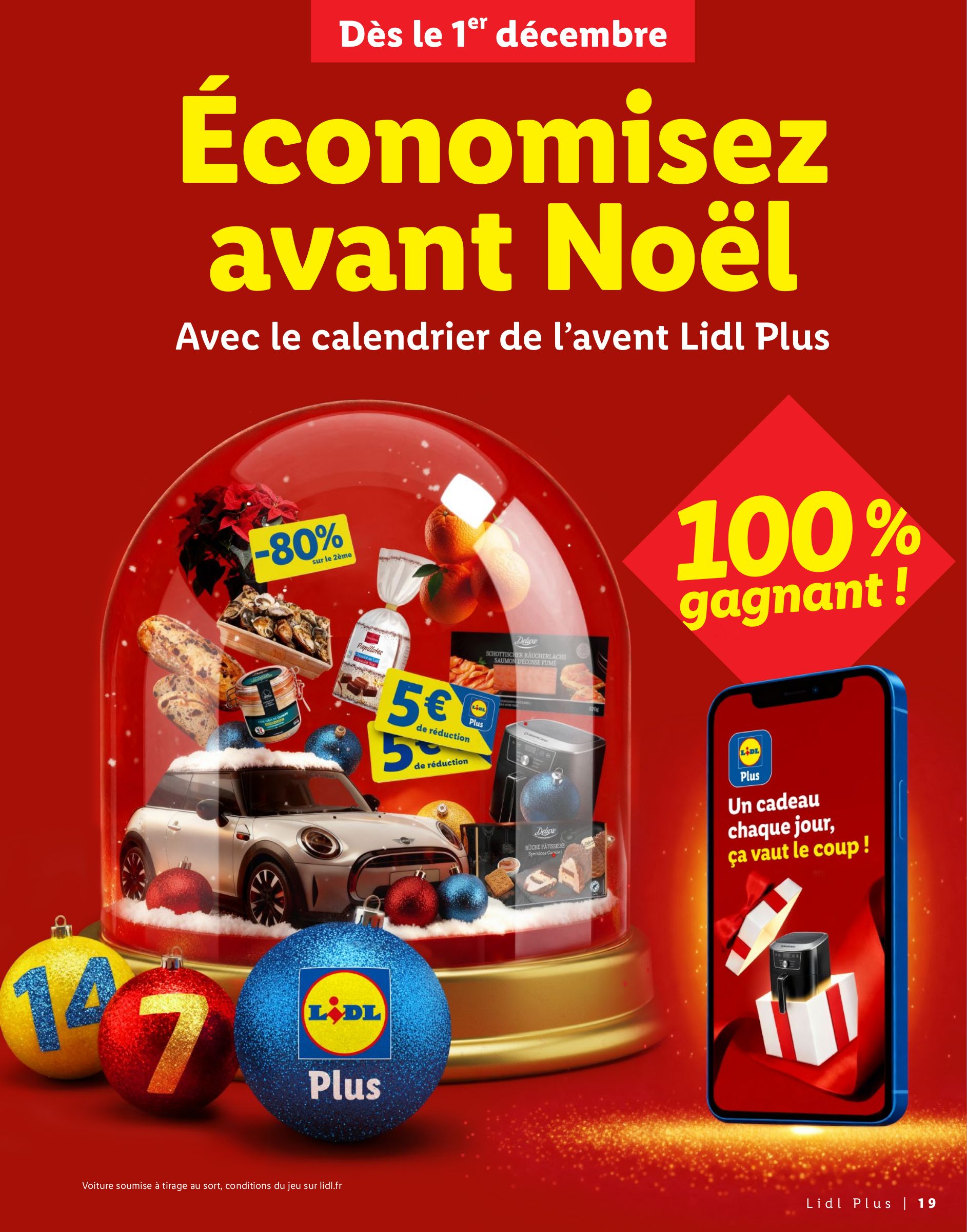 lidl - Catalogue Lidl - Pour des fêtes étincelantes valable du 13/11 au 04/01 - page: 19