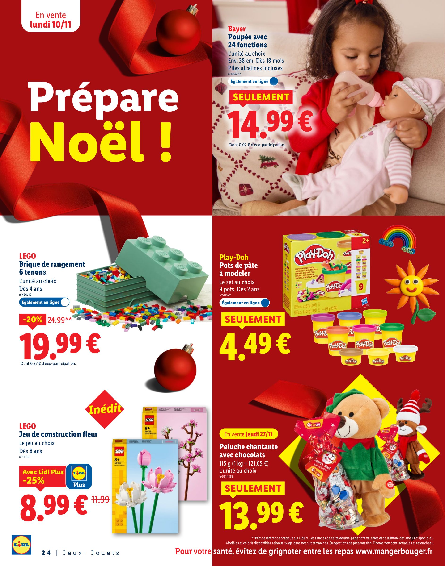 lidl - Catalogue Lidl - Pour des fêtes étincelantes valable du 13/11 au 04/01 - page: 24