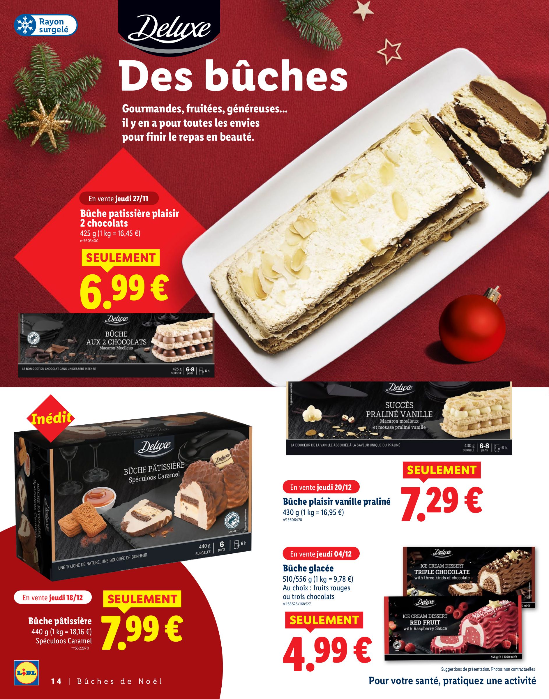 lidl - Catalogue Lidl - Pour des fêtes étincelantes valable du 13/11 au 04/01 - page: 14