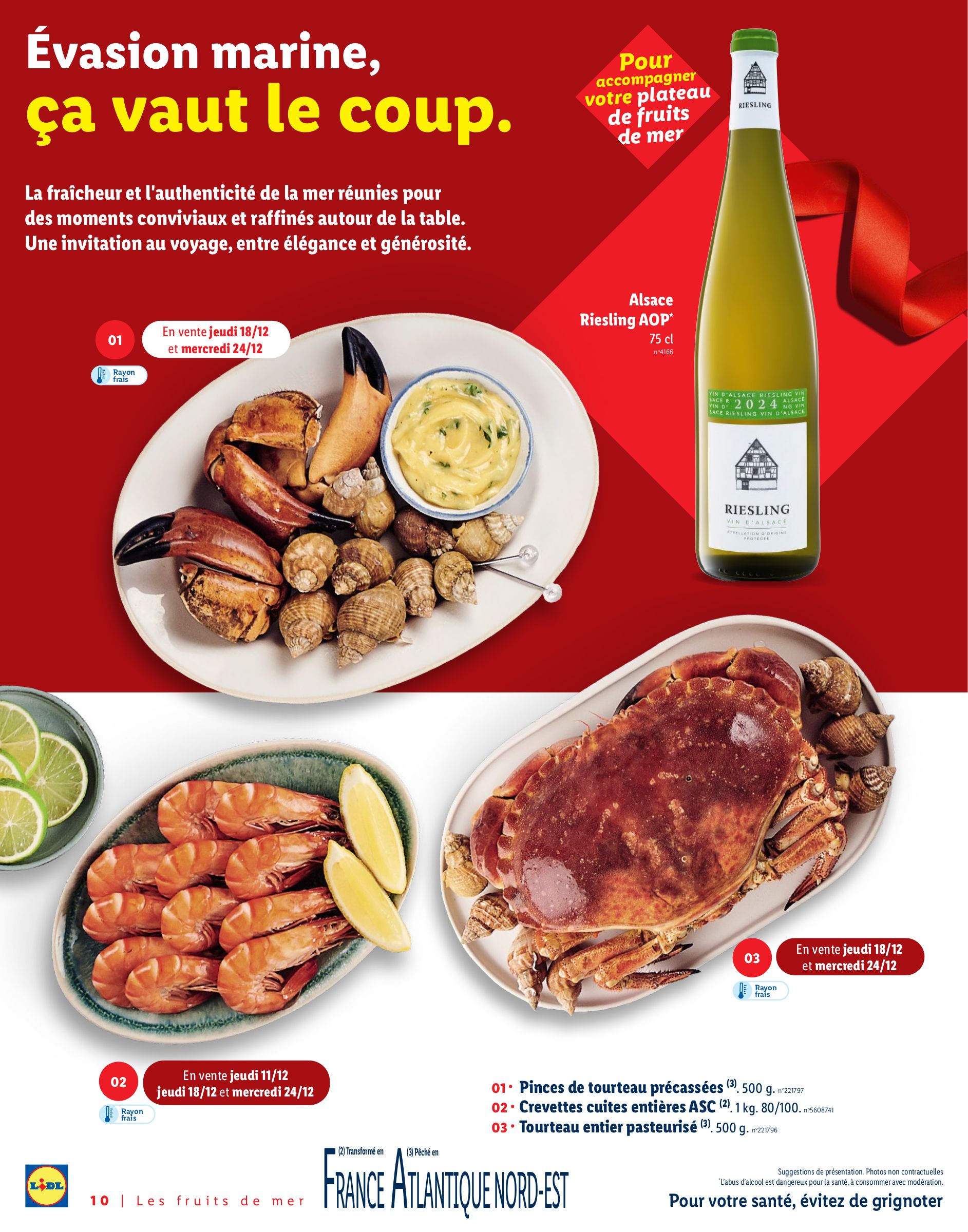 lidl - Catalogue Lidl - Pour des fêtes étincelantes valable du 13/11 au 04/01 - page: 10