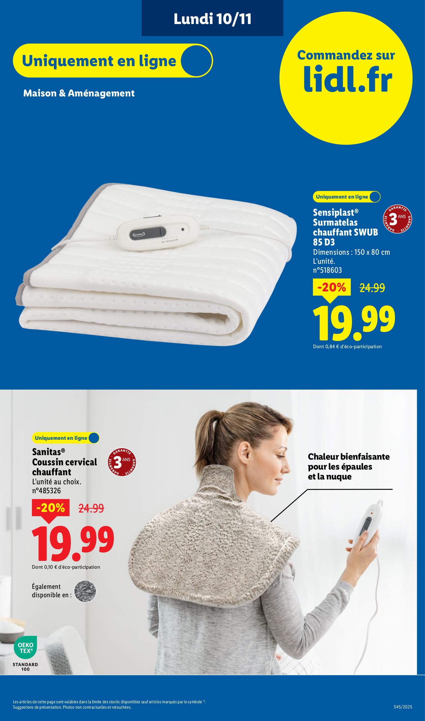 lidl - Catalogue Lidl - Exclu Web valable du 10/11 au 13/11 - page: 9