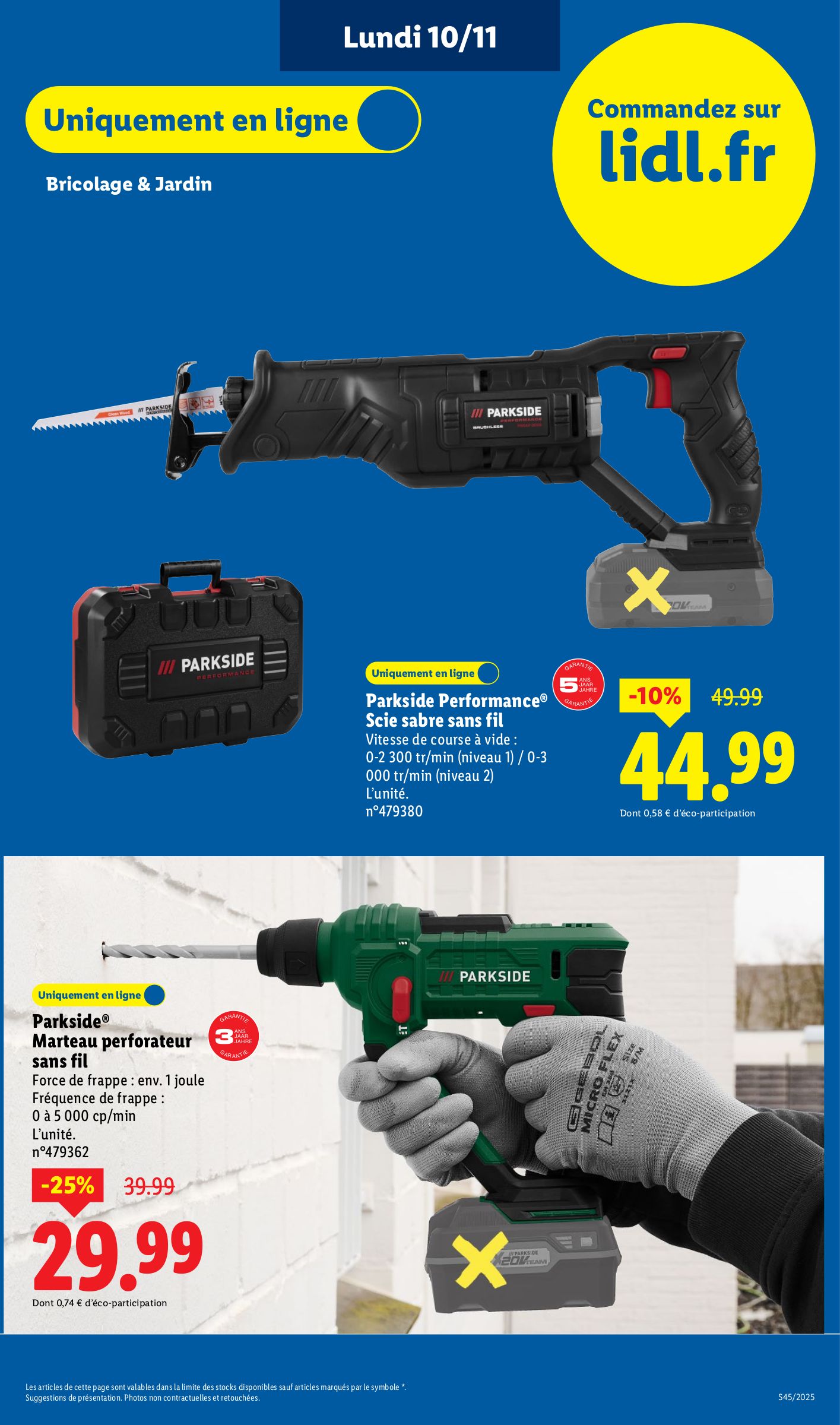 lidl - Catalogue Lidl - Exclu Web valable du 10/11 au 13/11 - page: 3