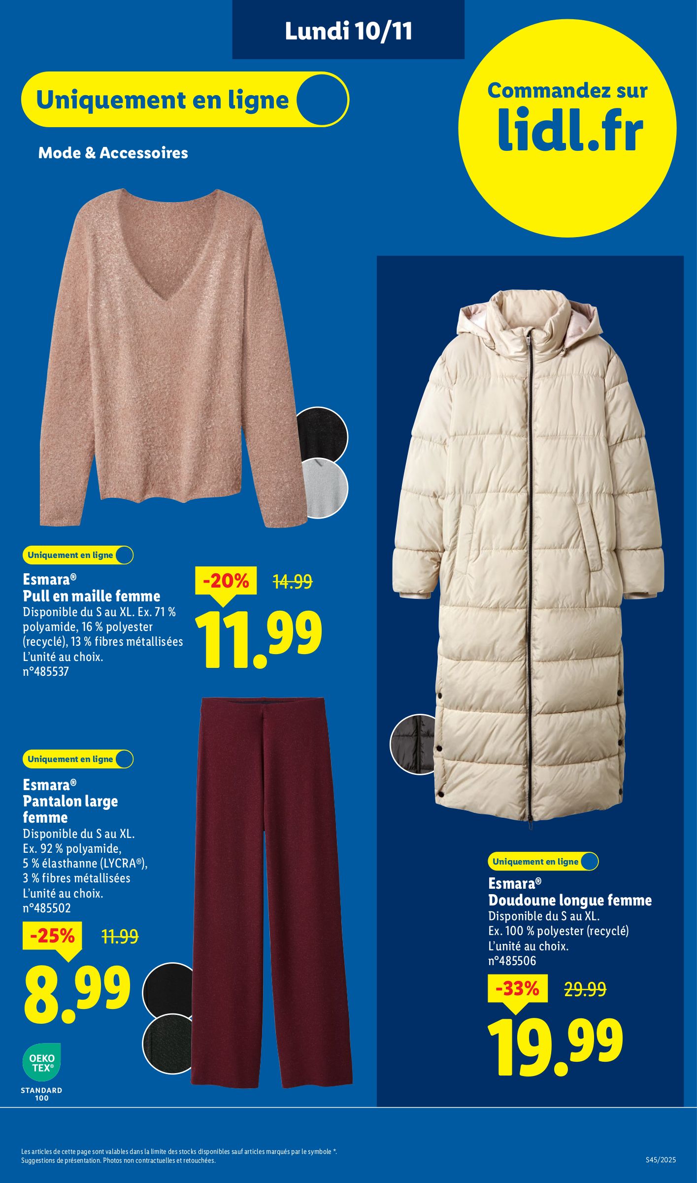 lidl - Catalogue Lidl - Exclu Web valable du 10/11 au 13/11 - page: 7