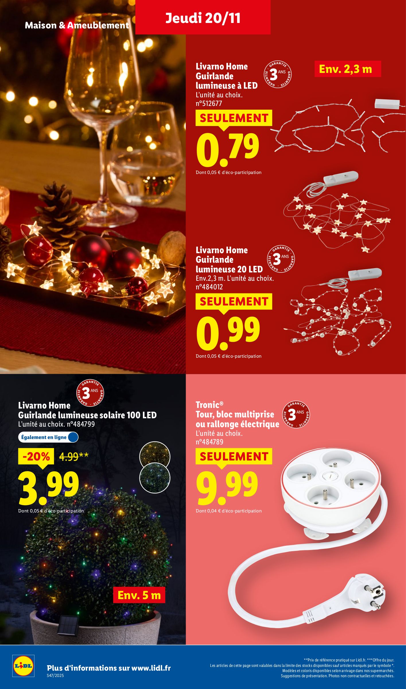 lidl - Catalogue Lidl valable du 20/11 au 26/11 - page: 46