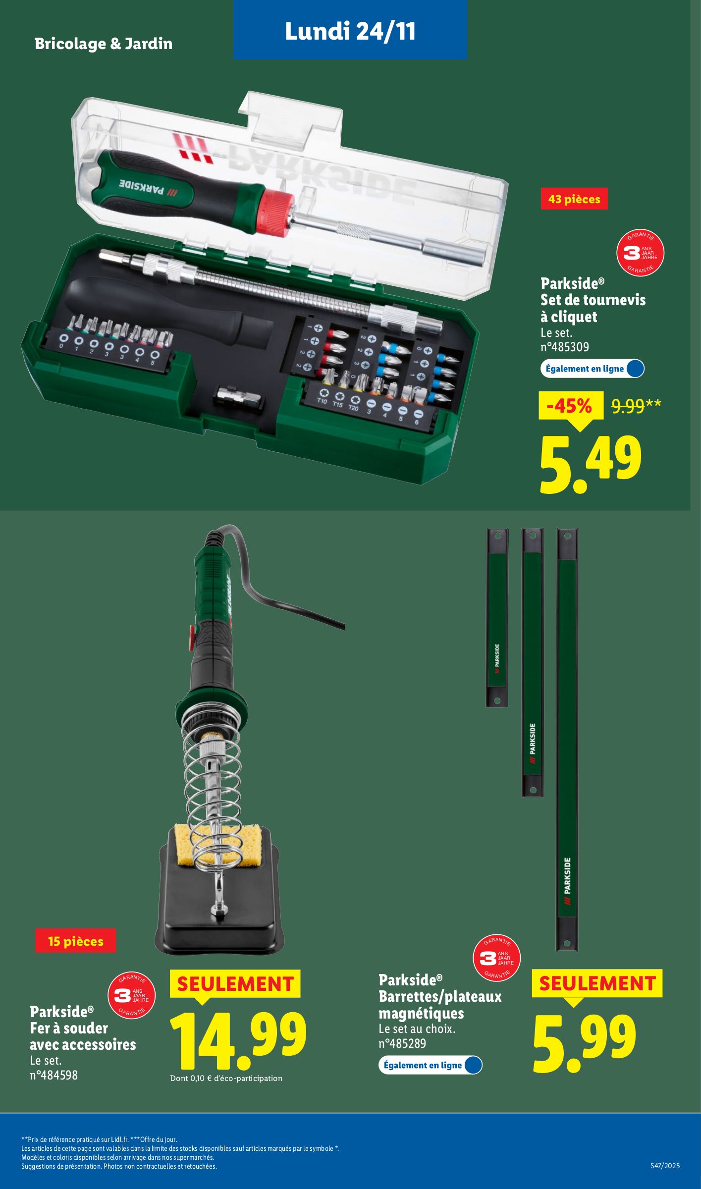 lidl - Catalogue Lidl - Les bonnes affaires de la semaine valable du 20/11 au 24/11 - page: 27