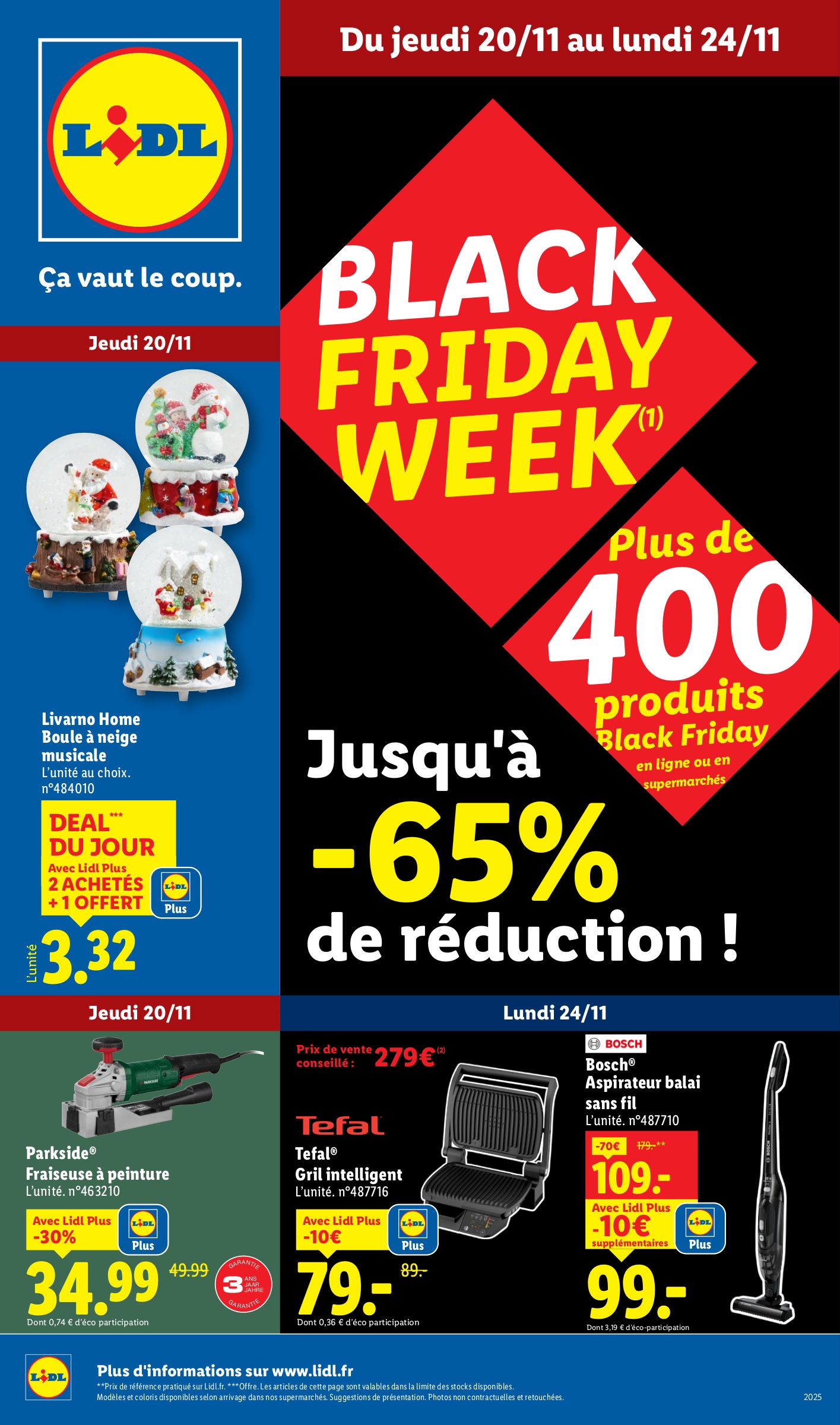 lidl - Catalogue Lidl - Les bonnes affaires de la semaine valable du 20/11 au 24/11