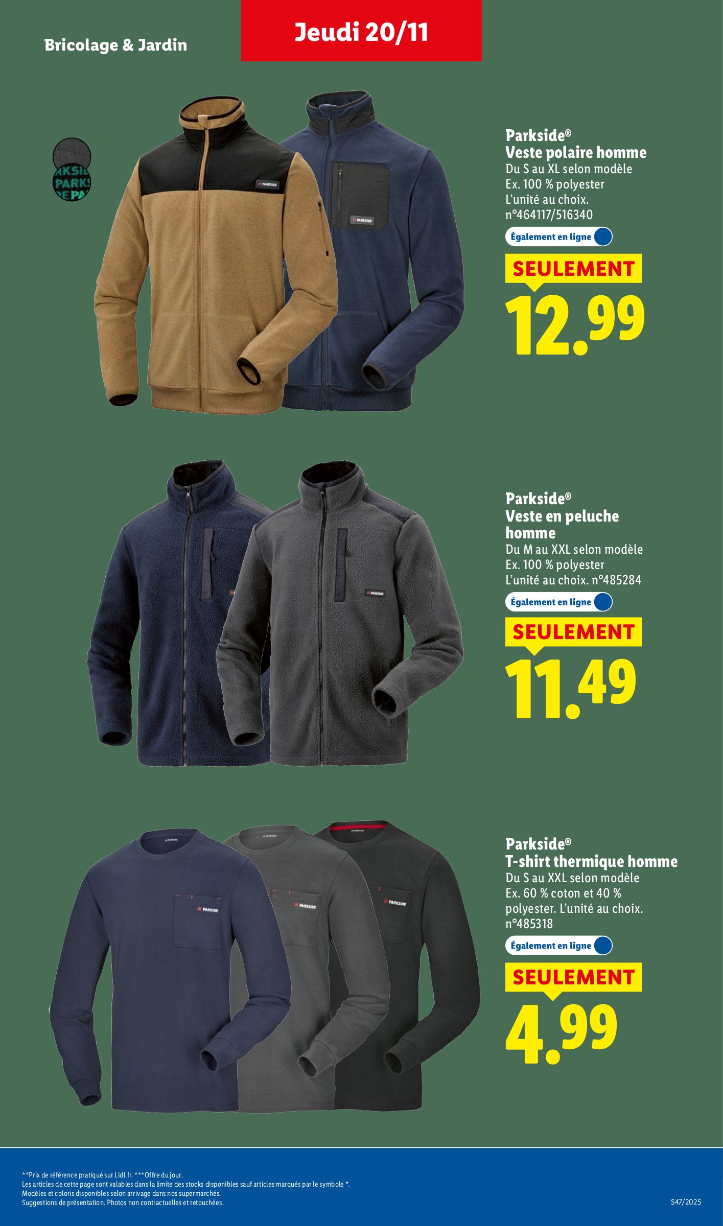 lidl - Catalogue Lidl - Les bonnes affaires de la semaine valable du 20/11 au 24/11 - page: 15