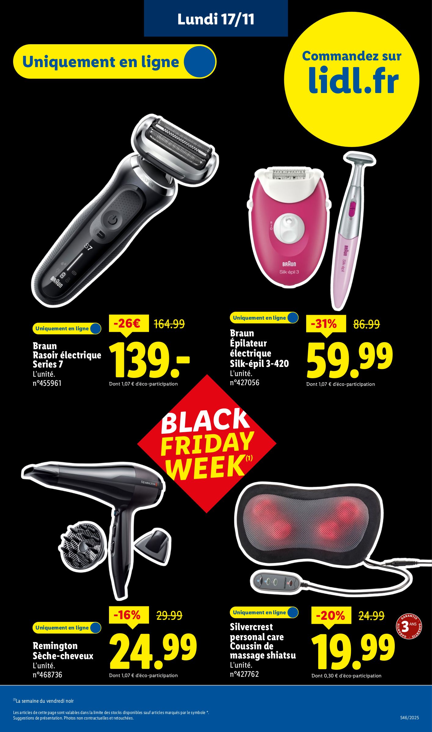 lidl - Catalogue Lidl - Exclu Web valable du 17/11 au 20/11 - page: 5