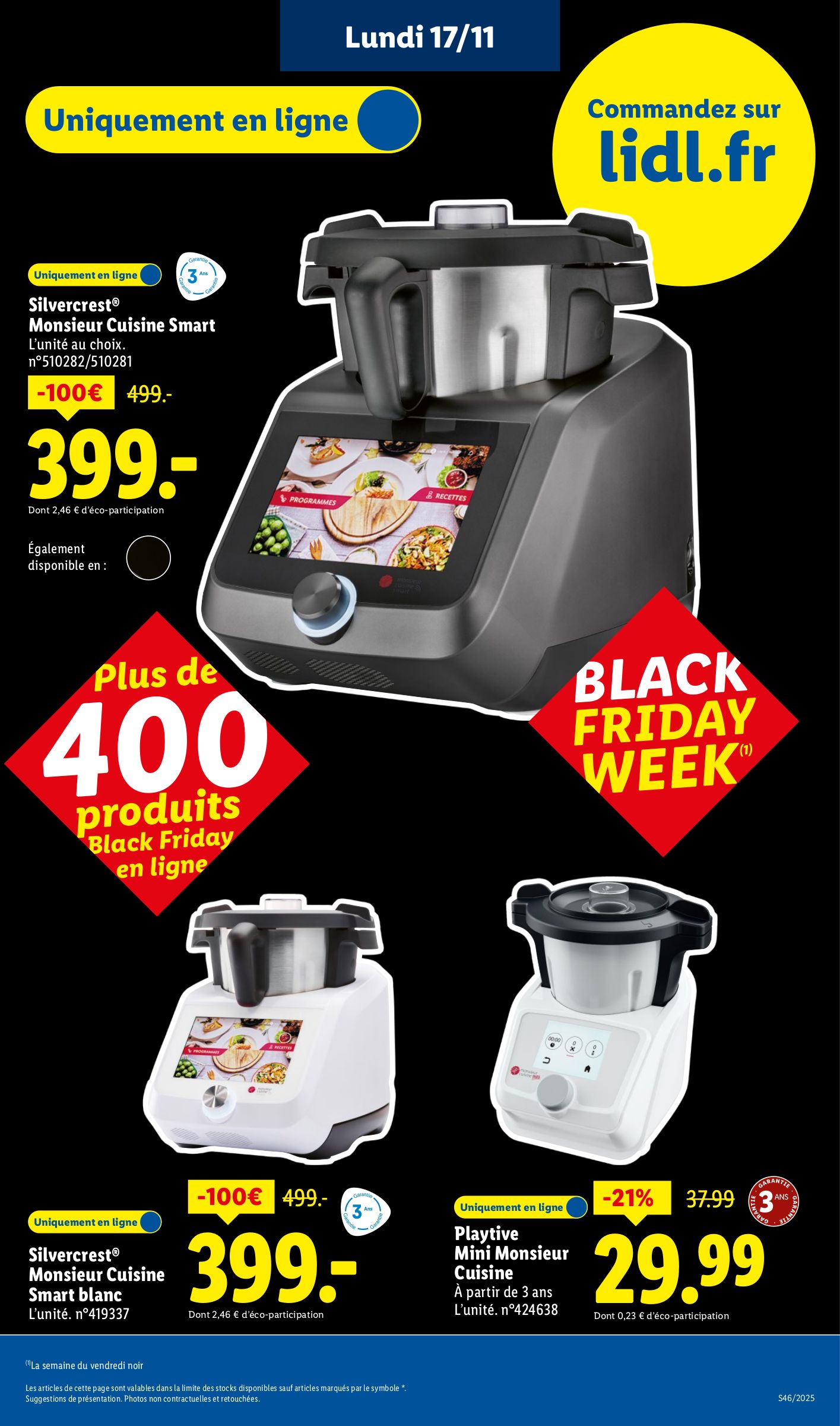 lidl - Catalogue Lidl - Exclu Web valable du 17/11 au 20/11 - page: 3