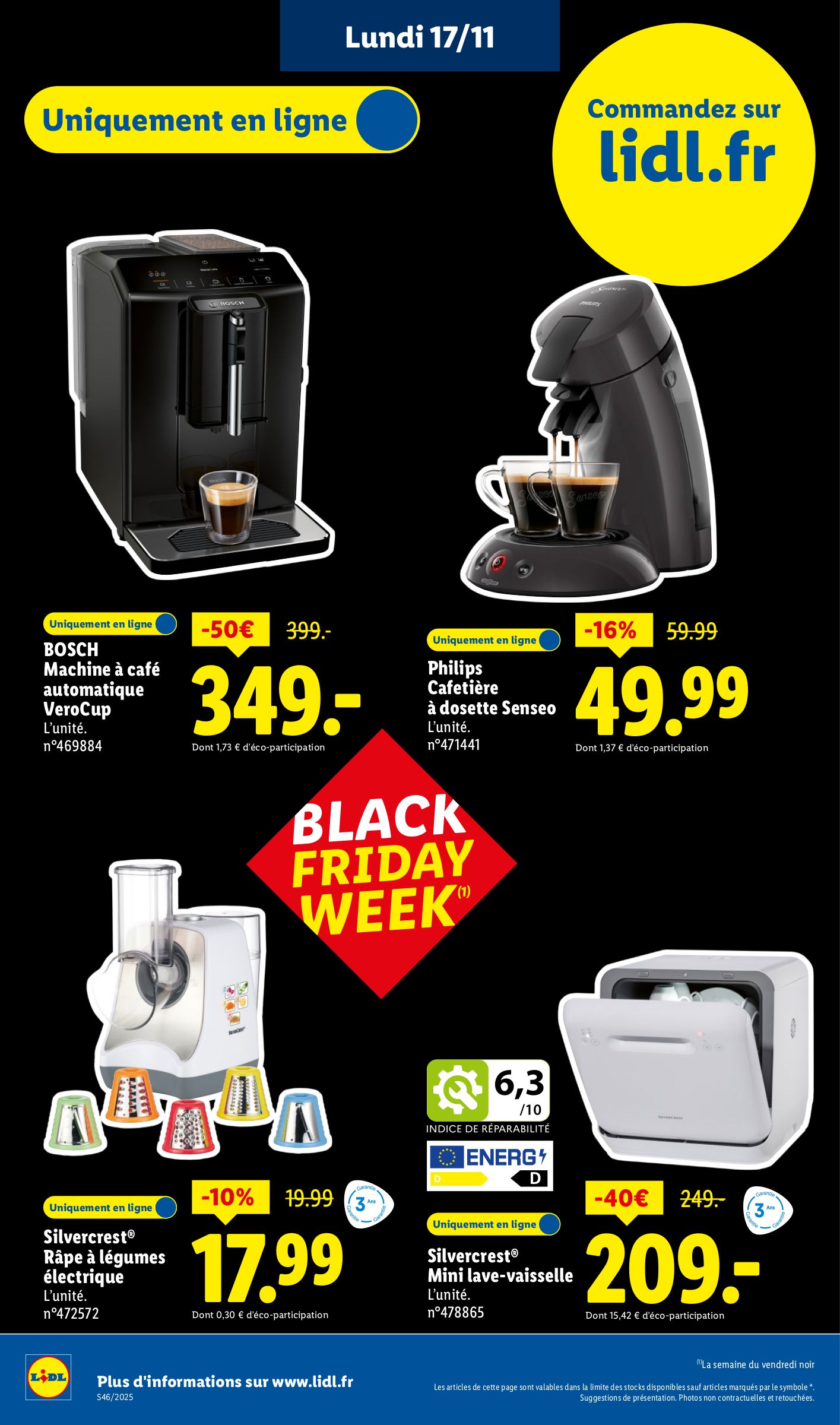 lidl - Catalogue Lidl - Exclu Web valable du 17/11 au 20/11 - page: 4