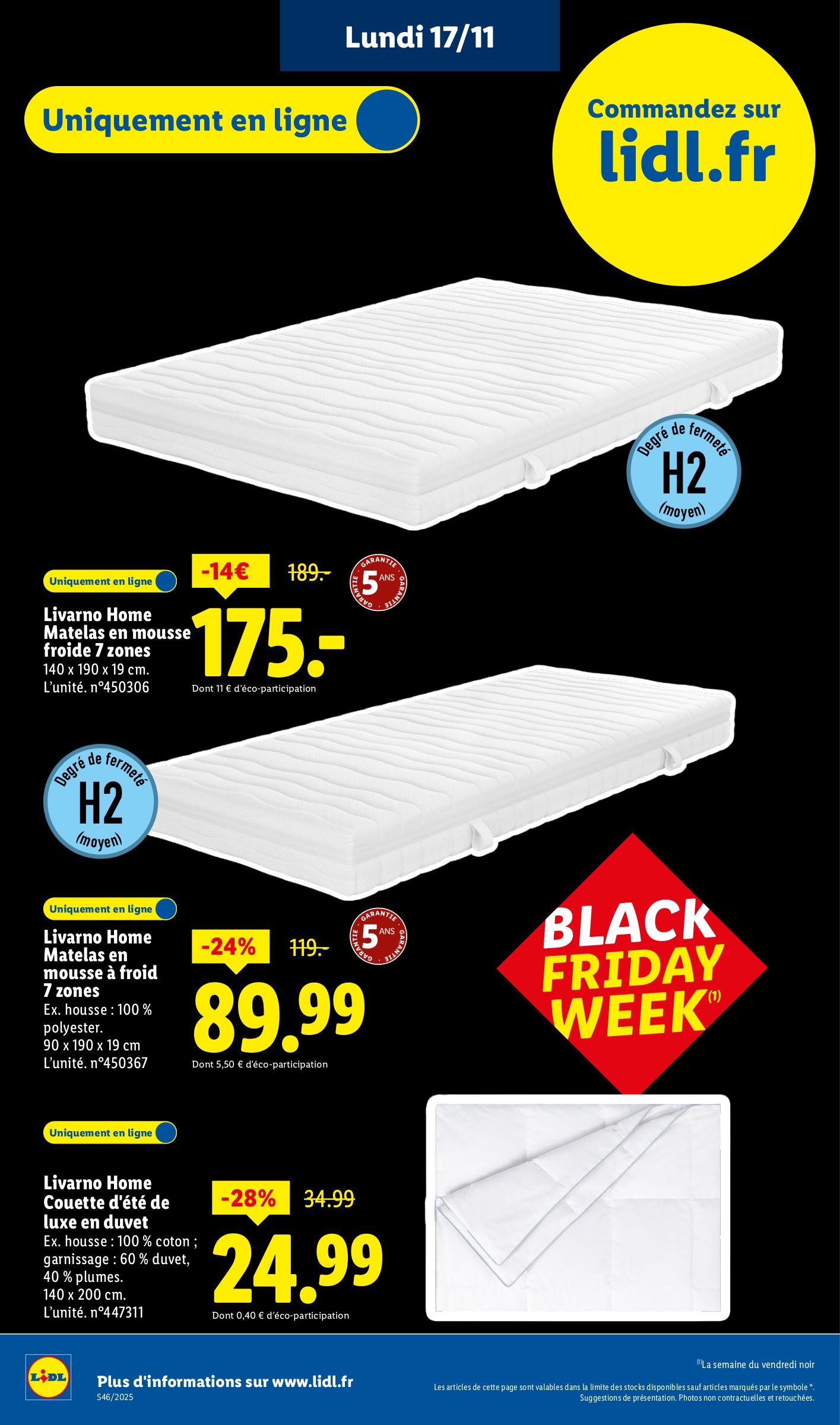 lidl - Catalogue Lidl - Exclu Web valable du 17/11 au 20/11 - page: 8