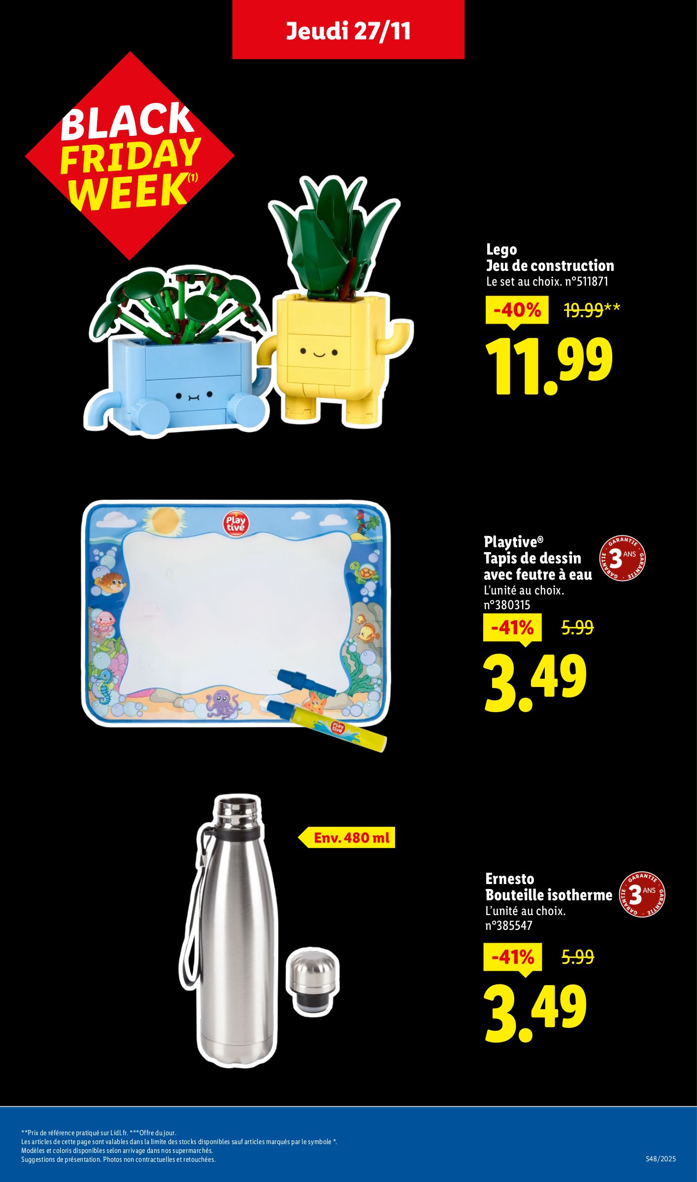 lidl - Catalogue Lidl - Les bonnes affaires de la semaine valable du 24/11 au 27/11 - page: 27