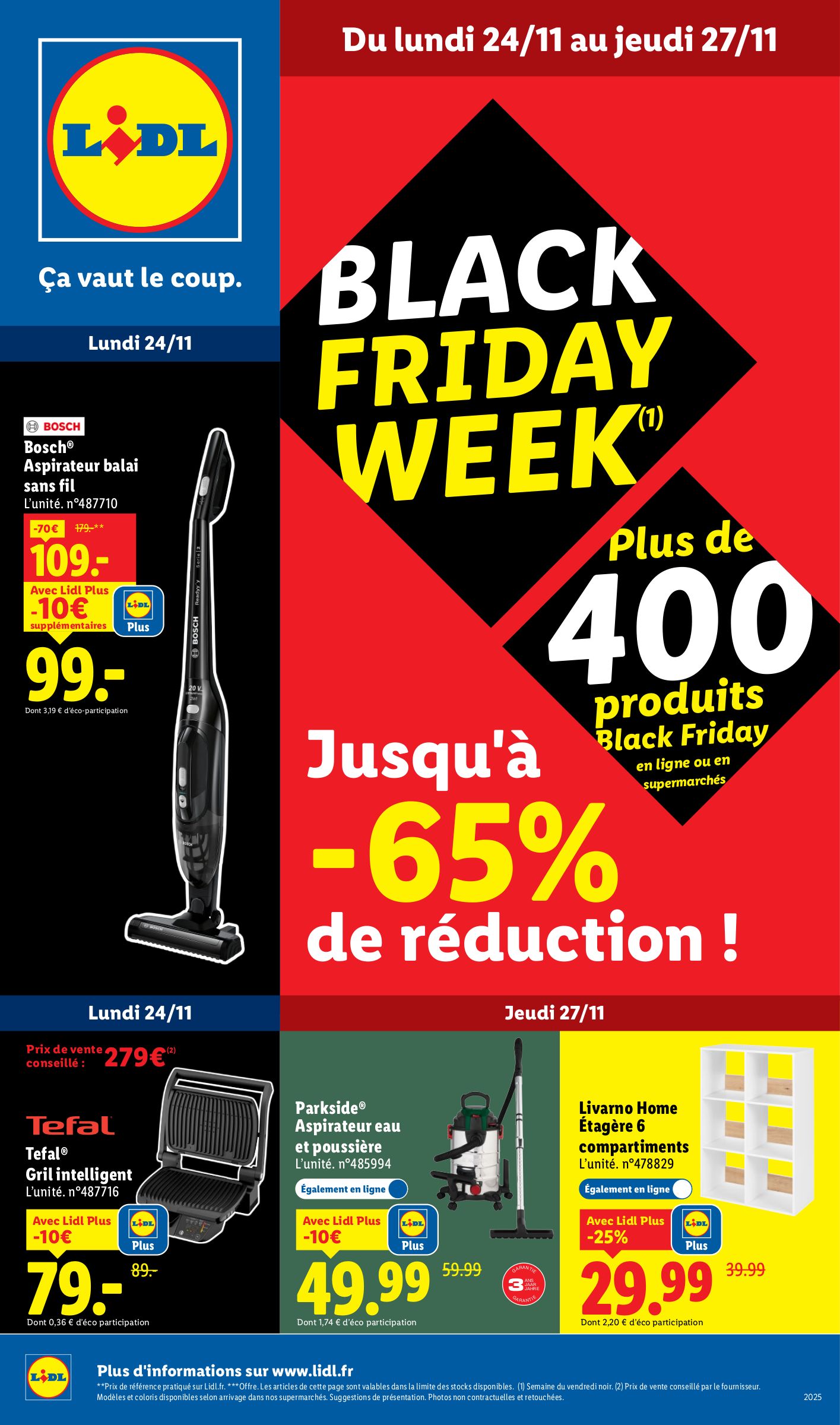 lidl - Catalogue Lidl - Les bonnes affaires de la semaine valable du 24/11 au 27/11