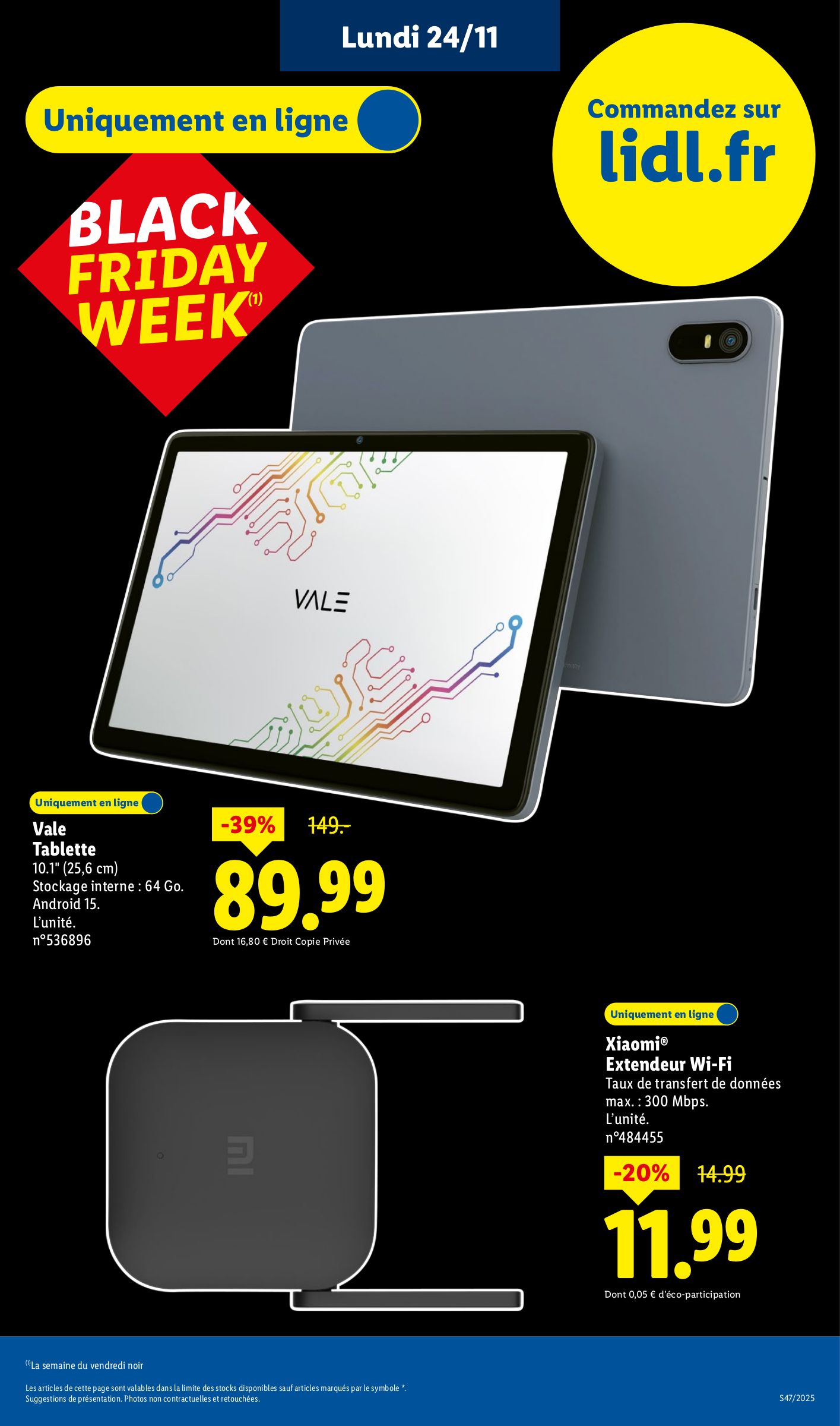 lidl - Catalogue Lidl - Exclu Web valable du 24/11 au 30/11 - page: 4