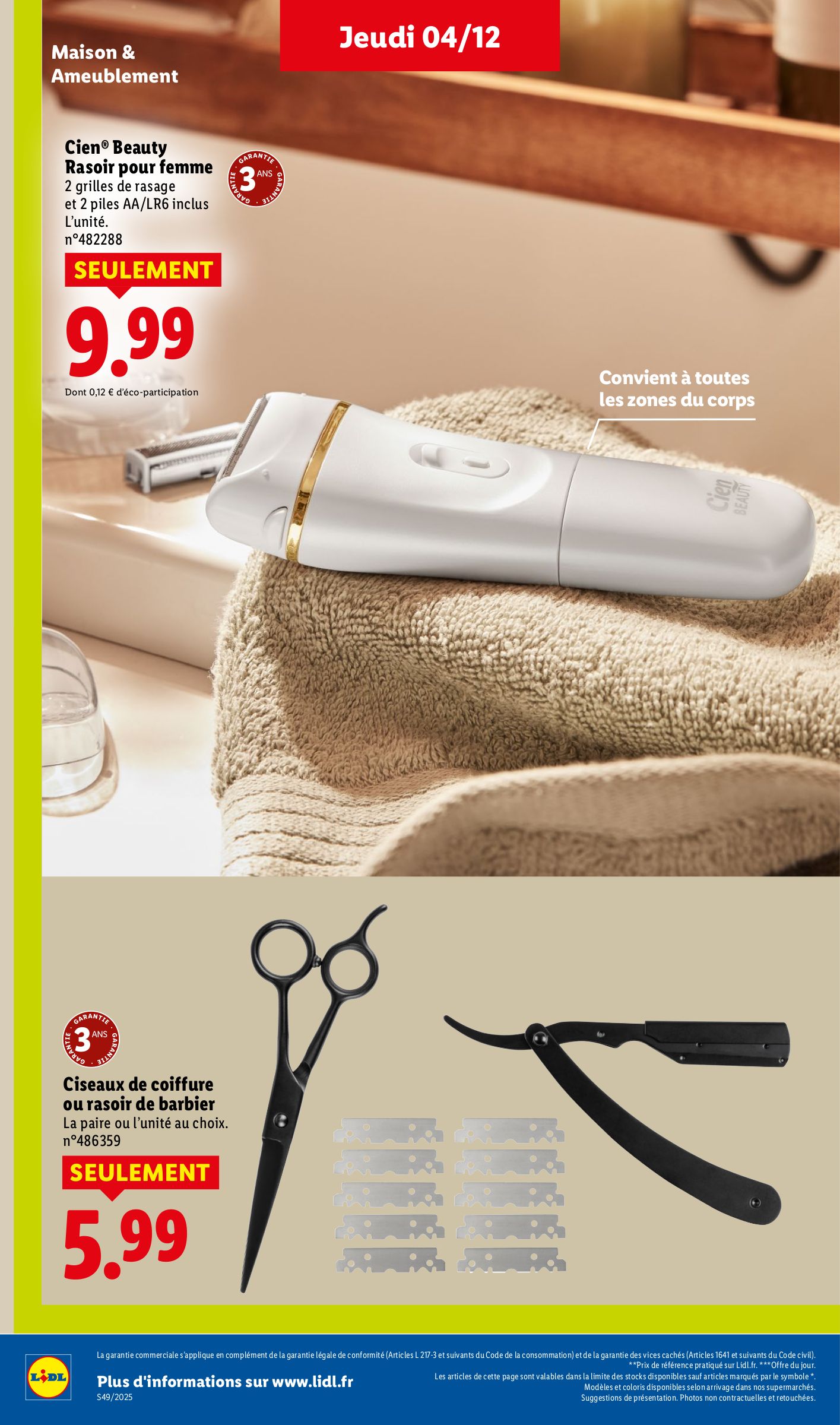 lidl - Catalogue Lidl valable du 04/12 au 10/12 - page: 46