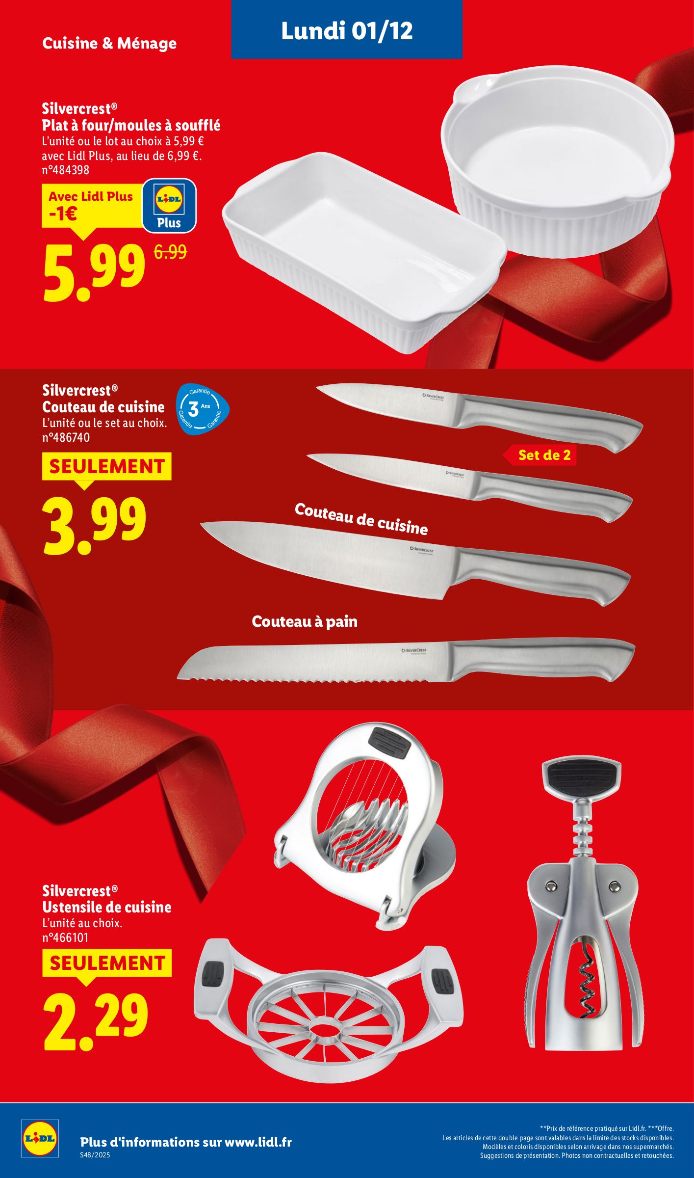 lidl - Catalogue Lidl - Les bonnes affaires de la semaine valable du 01/12 au 04/12 - page: 4