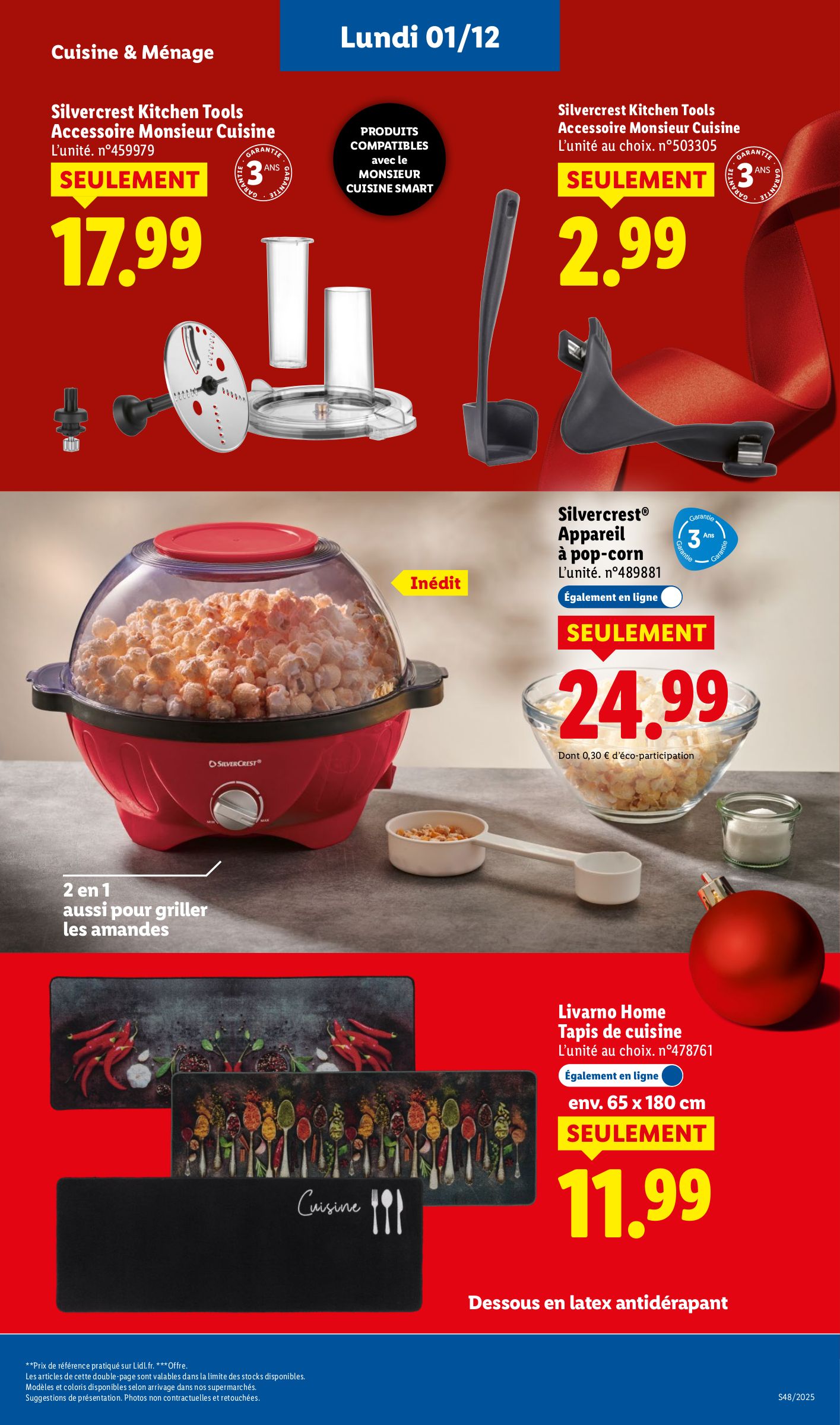 lidl - Catalogue Lidl - Les bonnes affaires de la semaine valable du 01/12 au 04/12 - page: 3