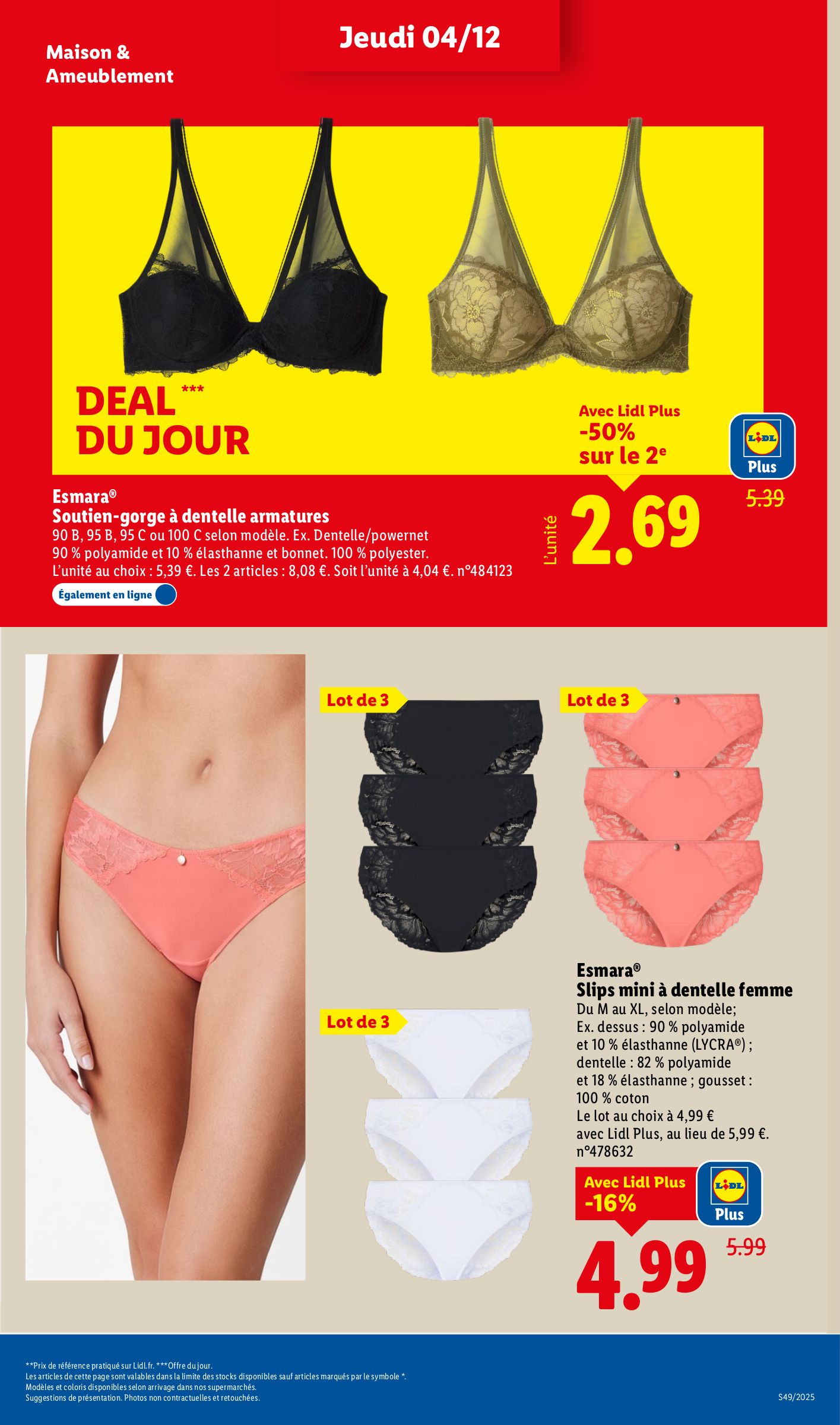 lidl - Catalogue Lidl - Les bonnes affaires de la semaine valable du 01/12 au 04/12 - page: 23