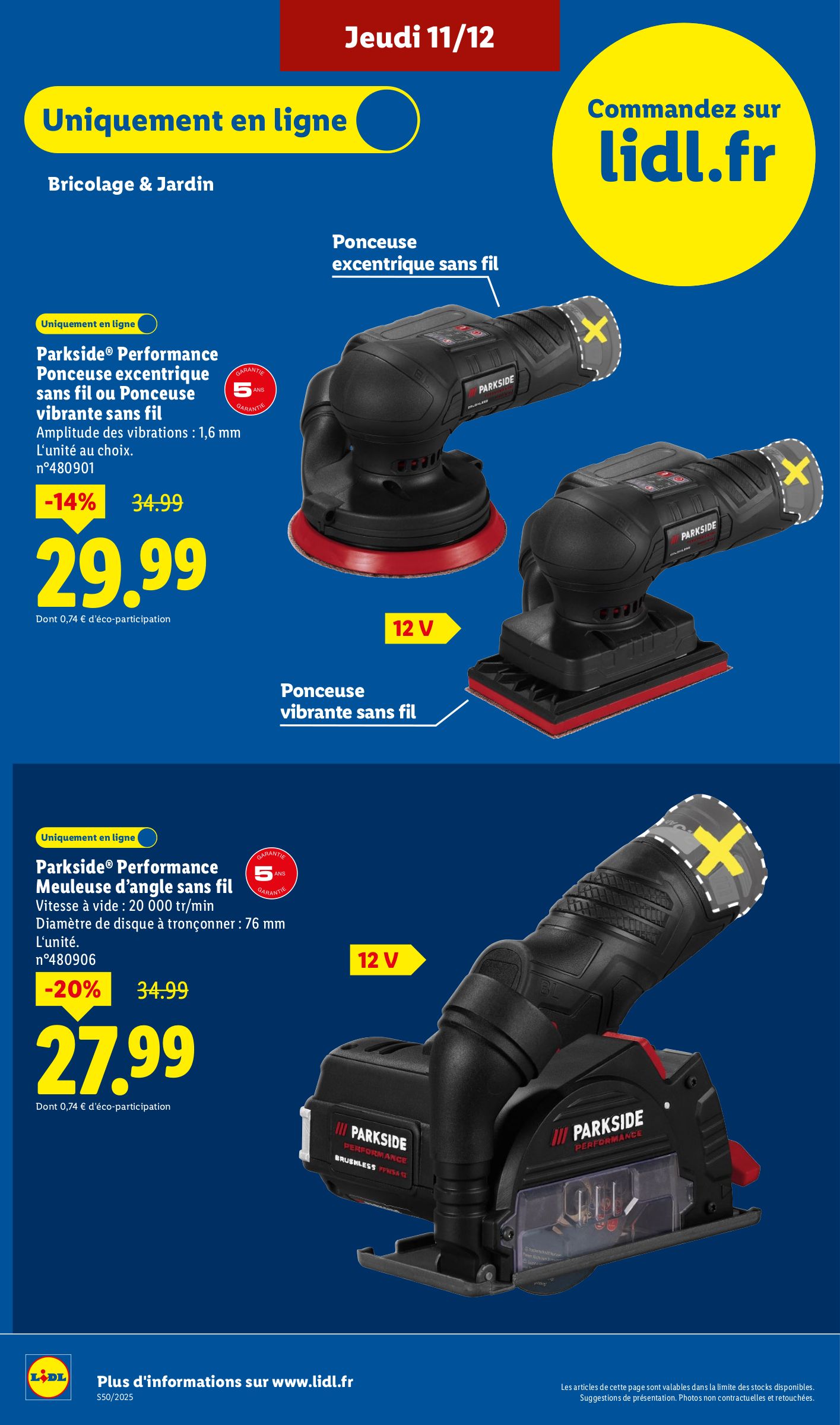 lidl - Catalogue Lidl - Exclu Web valable du 08/12 au 11/12 - page: 16