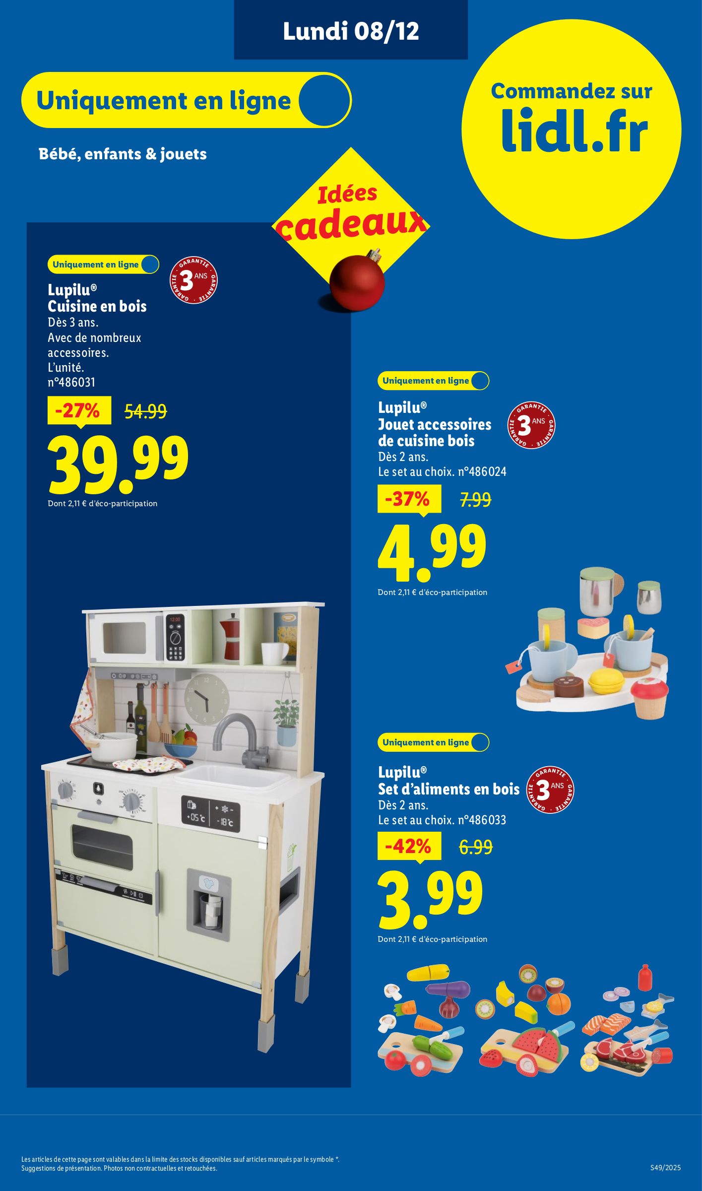 lidl - Catalogue Lidl - Exclu Web valable du 08/12 au 11/12 - page: 5