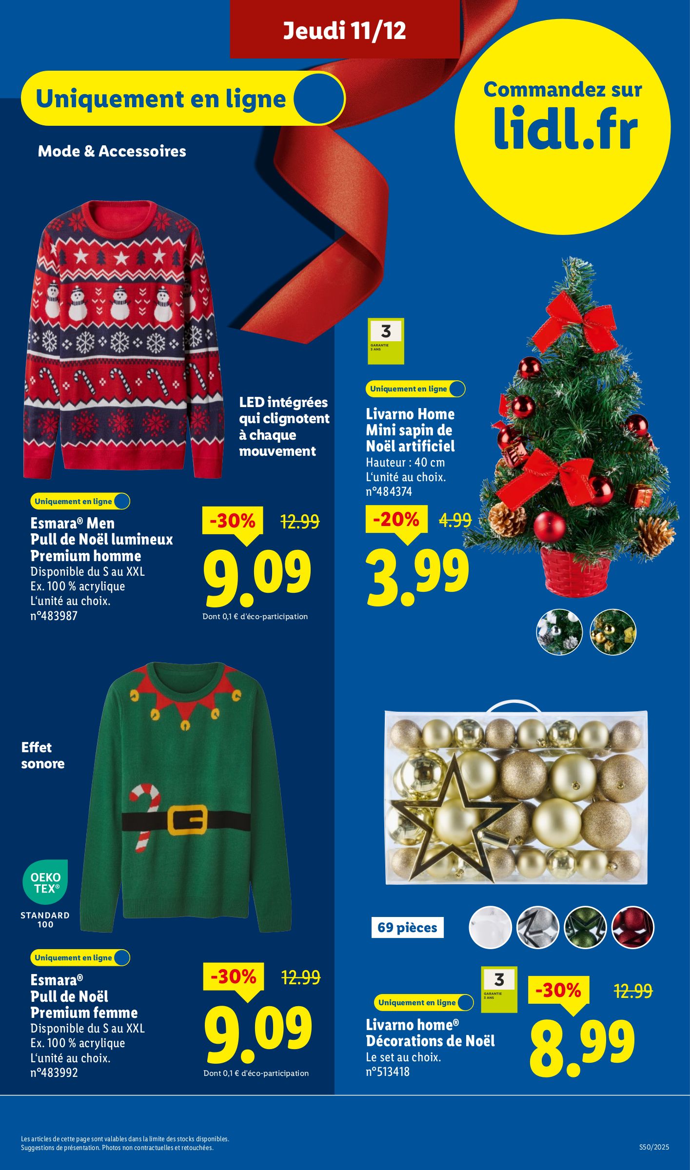 lidl - Catalogue Lidl - Exclu Web valable du 08/12 au 11/12 - page: 9