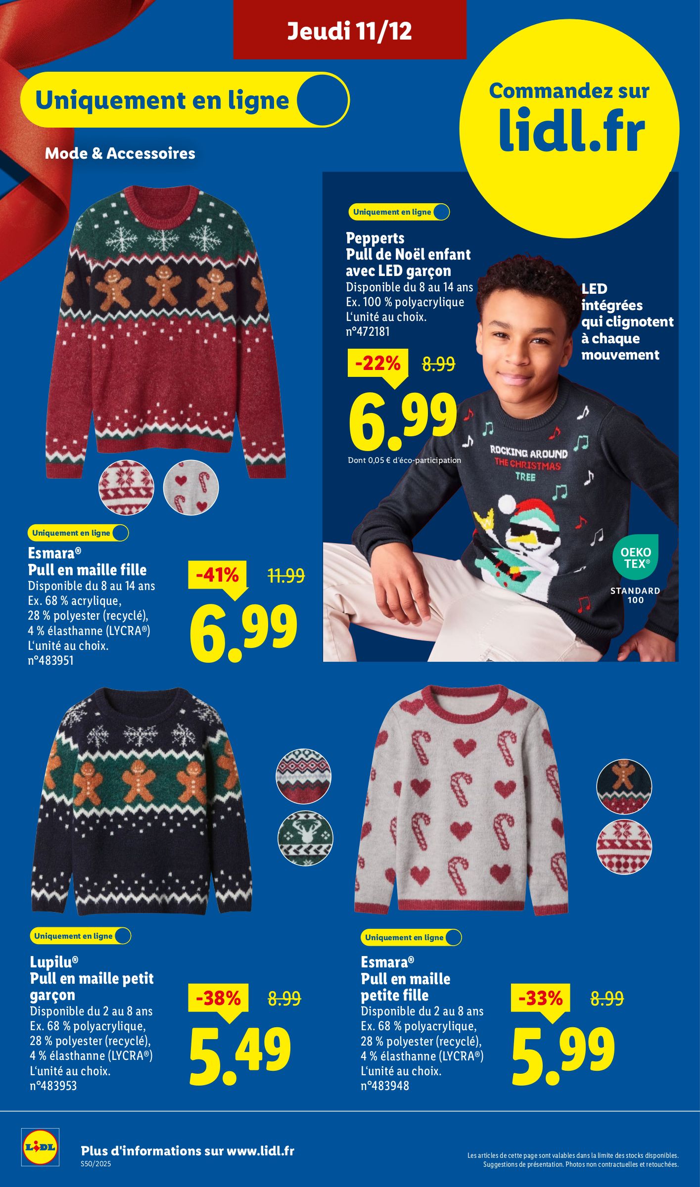 lidl - Catalogue Lidl - Exclu Web valable du 08/12 au 11/12 - page: 10