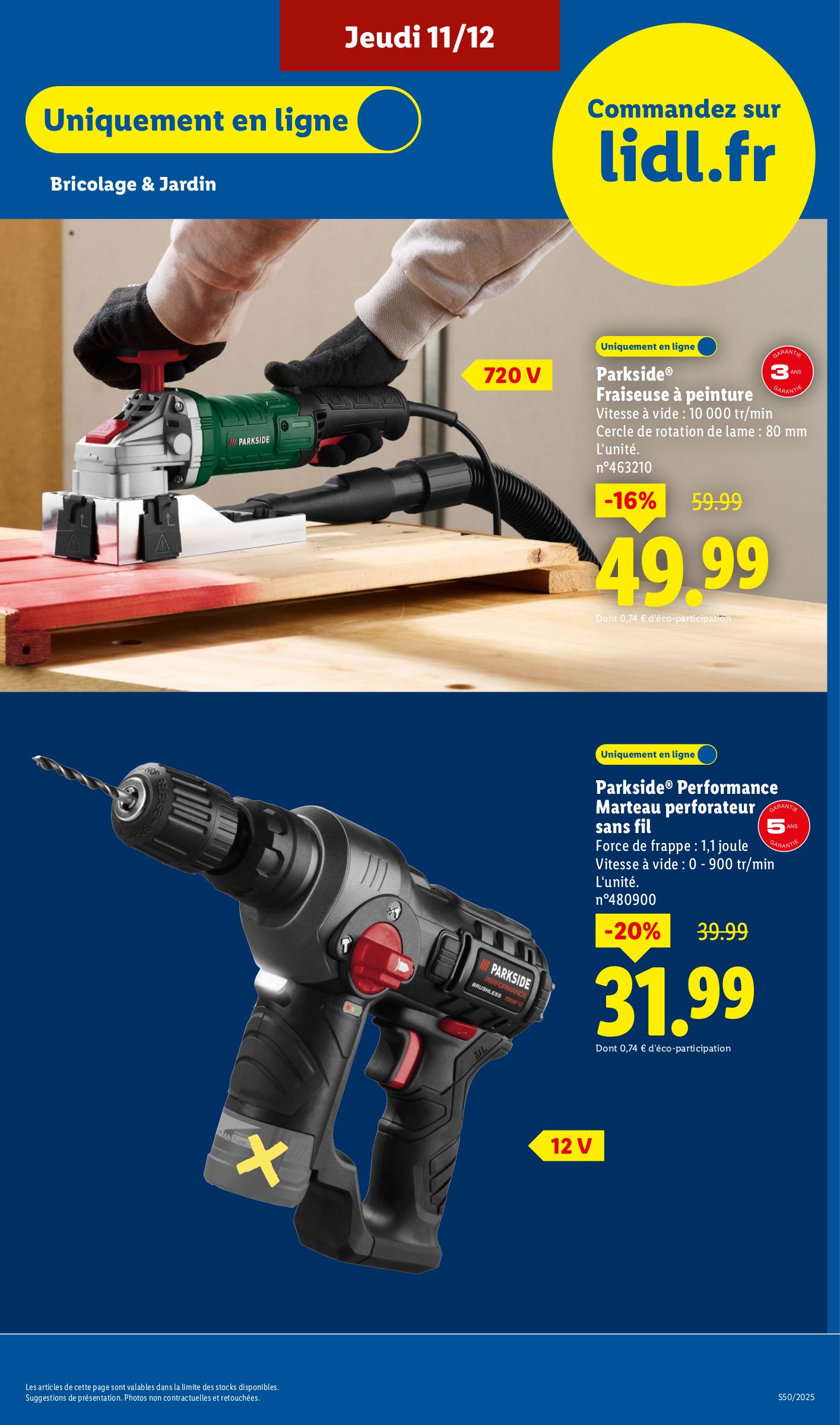 lidl - Catalogue Lidl - Exclu Web valable du 08/12 au 11/12 - page: 15