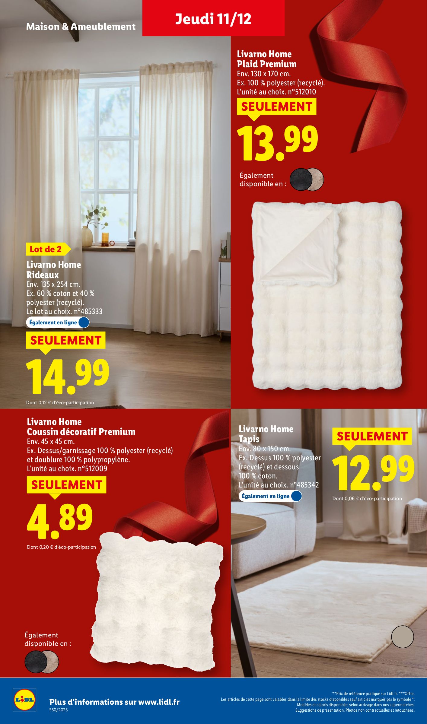 lidl - Catalogue Lidl - Les bonnes affaires de la semaine valable du 11/12 au 15/12 - page: 6