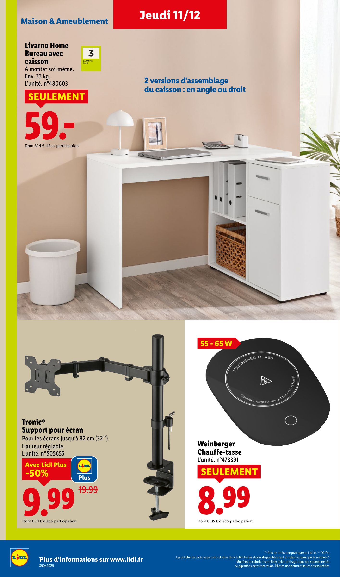 lidl - Catalogue Lidl - Les bonnes affaires de la semaine valable du 11/12 au 15/12 - page: 10