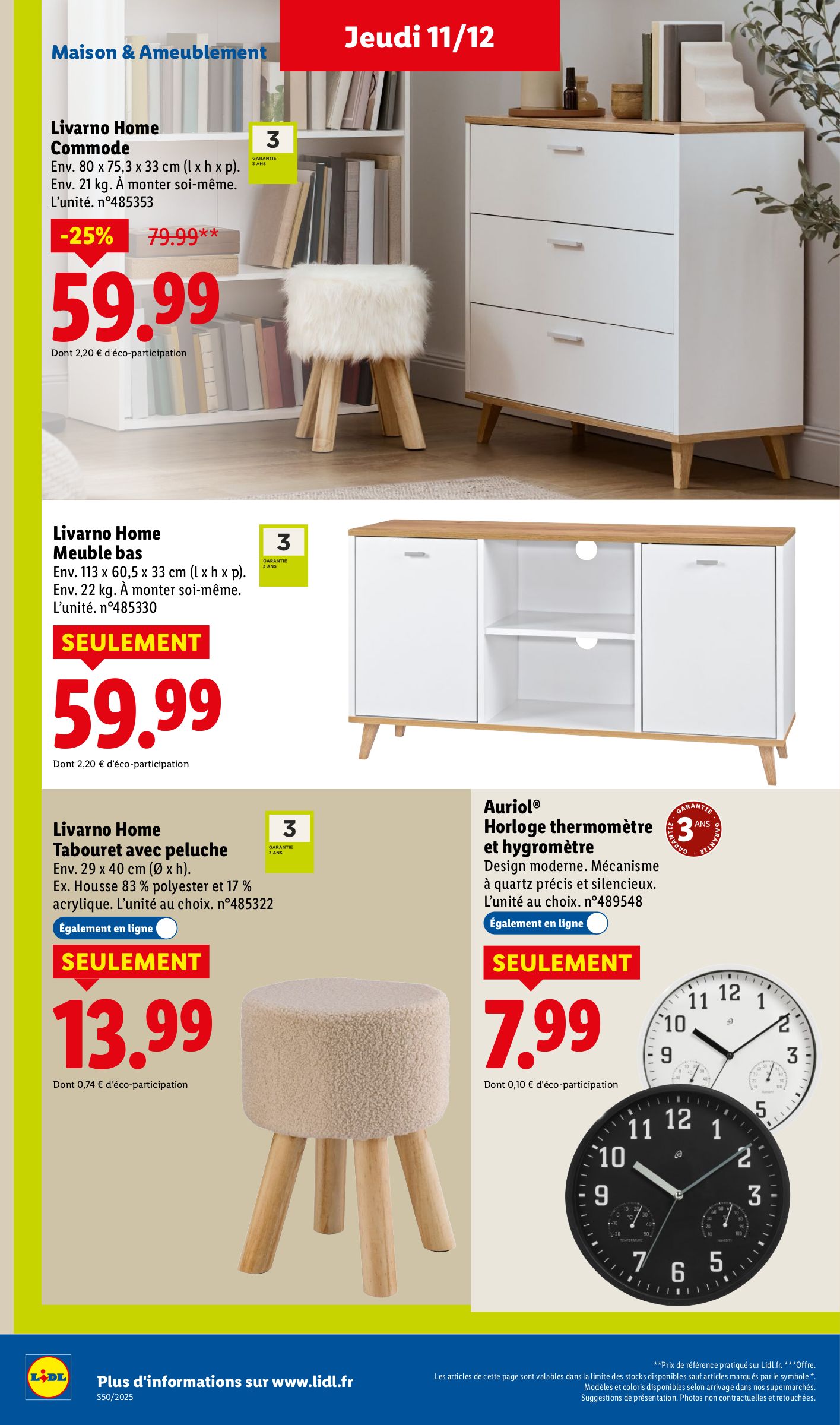 lidl - Catalogue Lidl - Les bonnes affaires de la semaine valable du 11/12 au 15/12 - page: 8