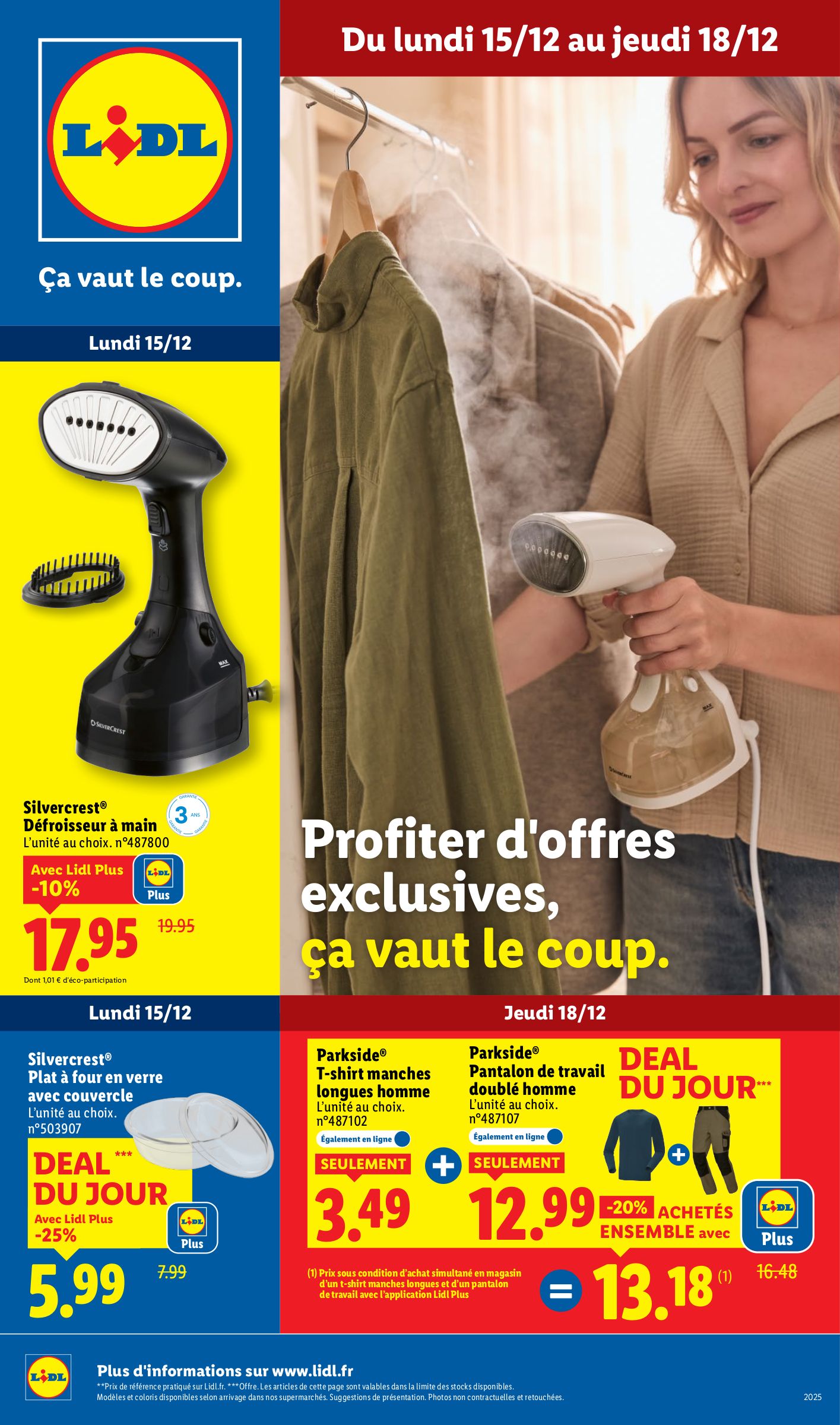 lidl - Catalogue Lidl - Les bonnes affaires de la semaine valable du 15/12 au 18/12