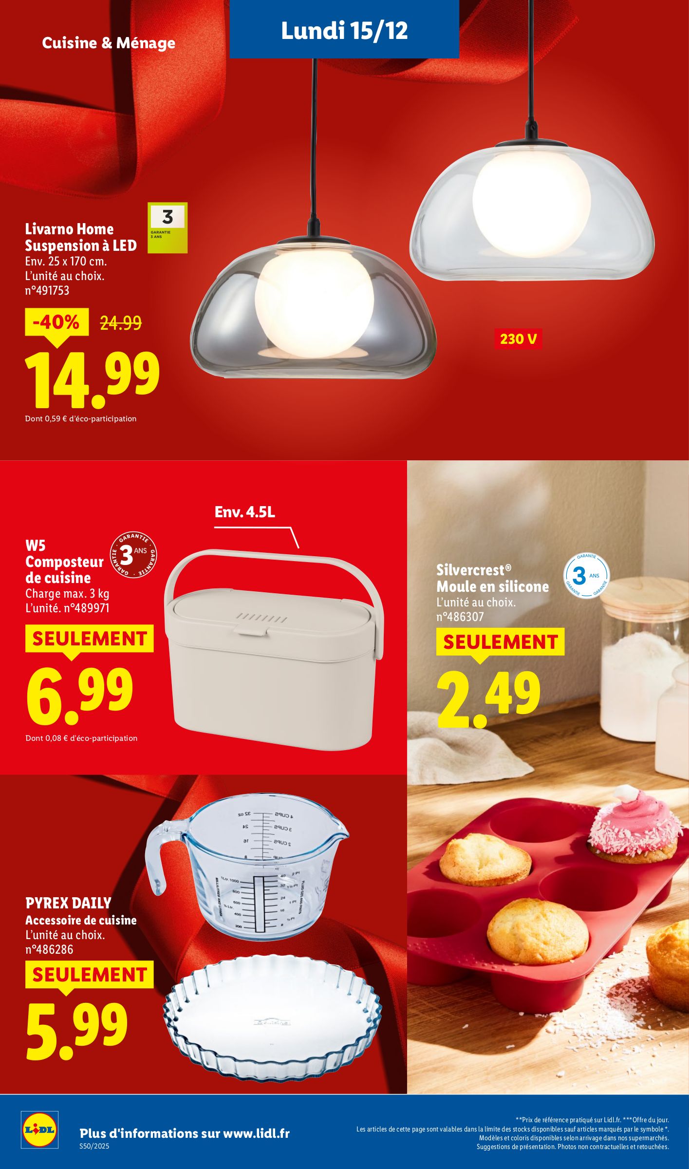 lidl - Catalogue Lidl - Les bonnes affaires de la semaine valable du 15/12 au 18/12 - page: 10