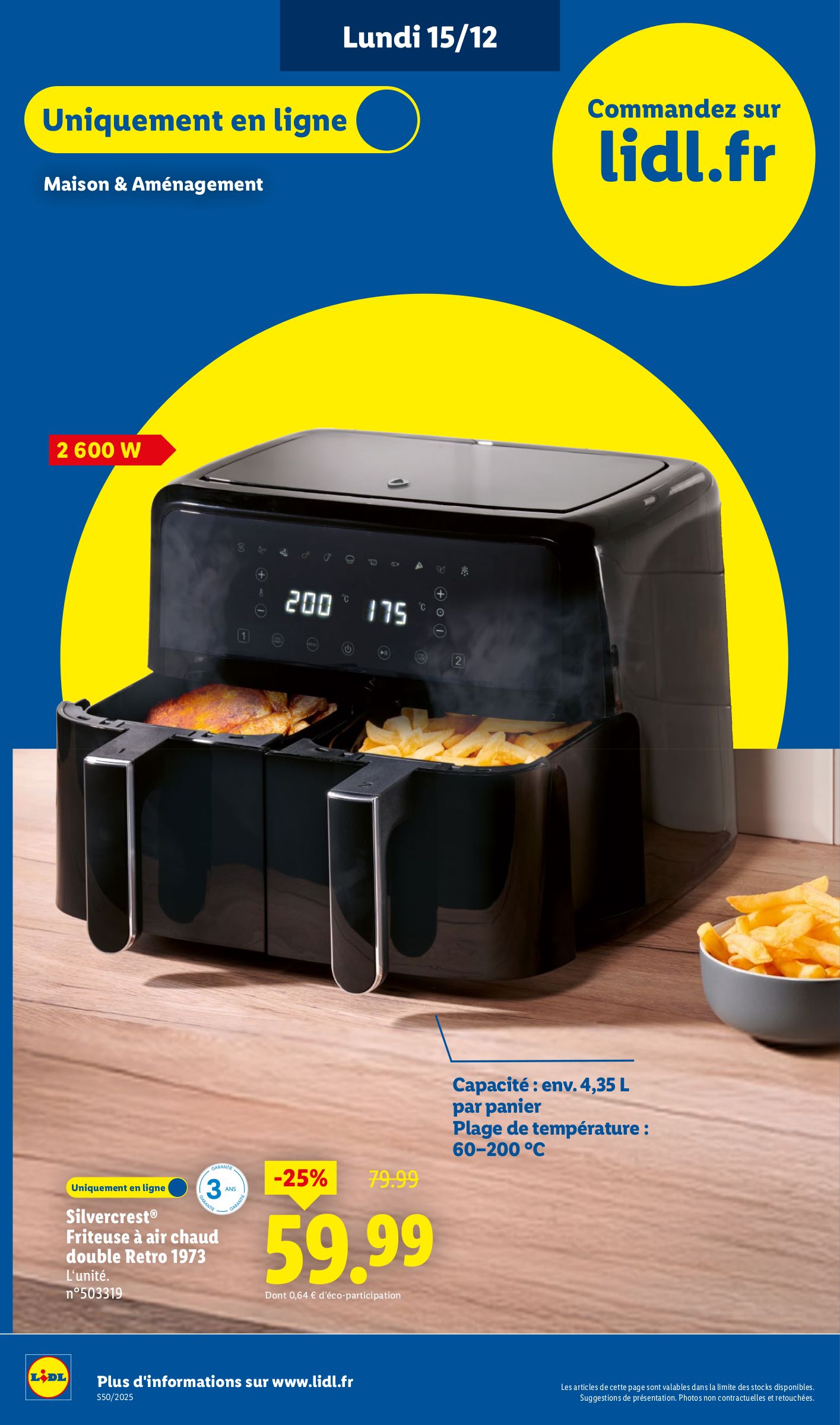 lidl - Catalogue Lidl - Exclu Web valable du 15/12 au 18/12 - page: 2