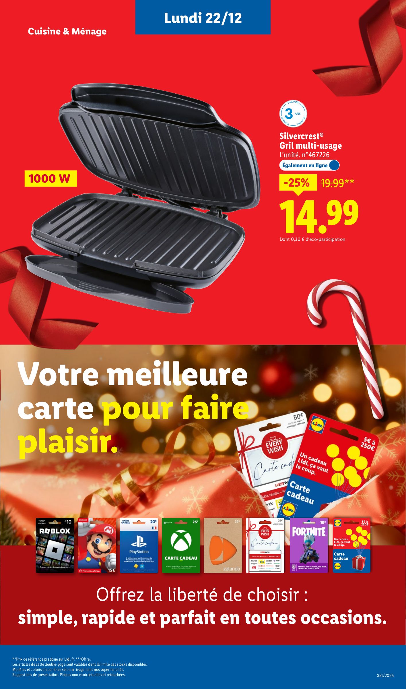 lidl - Catalogue Lidl - Les bonnes affaires de la semaine valable du 22/12 au 27/12 - page: 3
