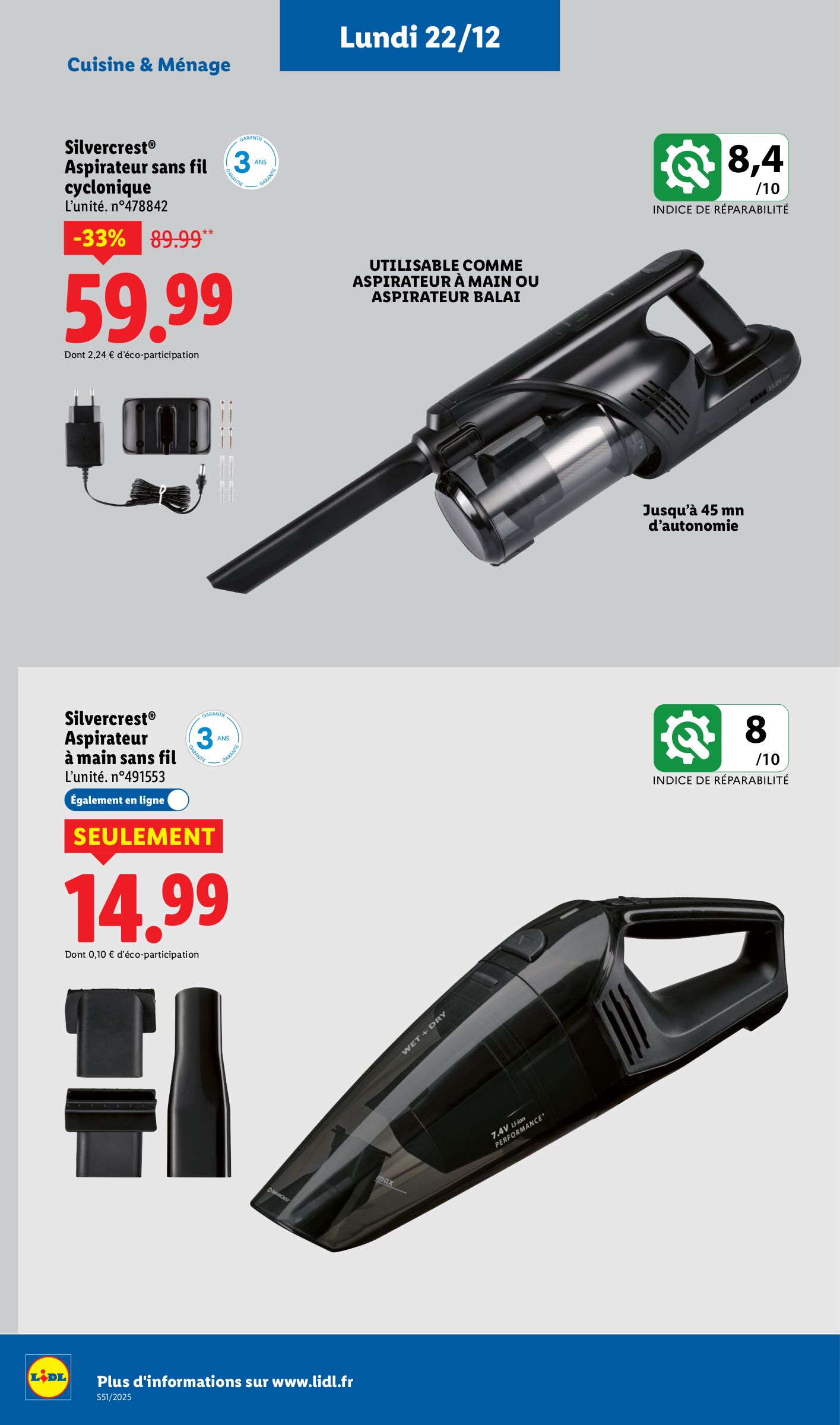 lidl - Catalogue Lidl - Les bonnes affaires de la semaine valable du 22/12 au 27/12 - page: 12