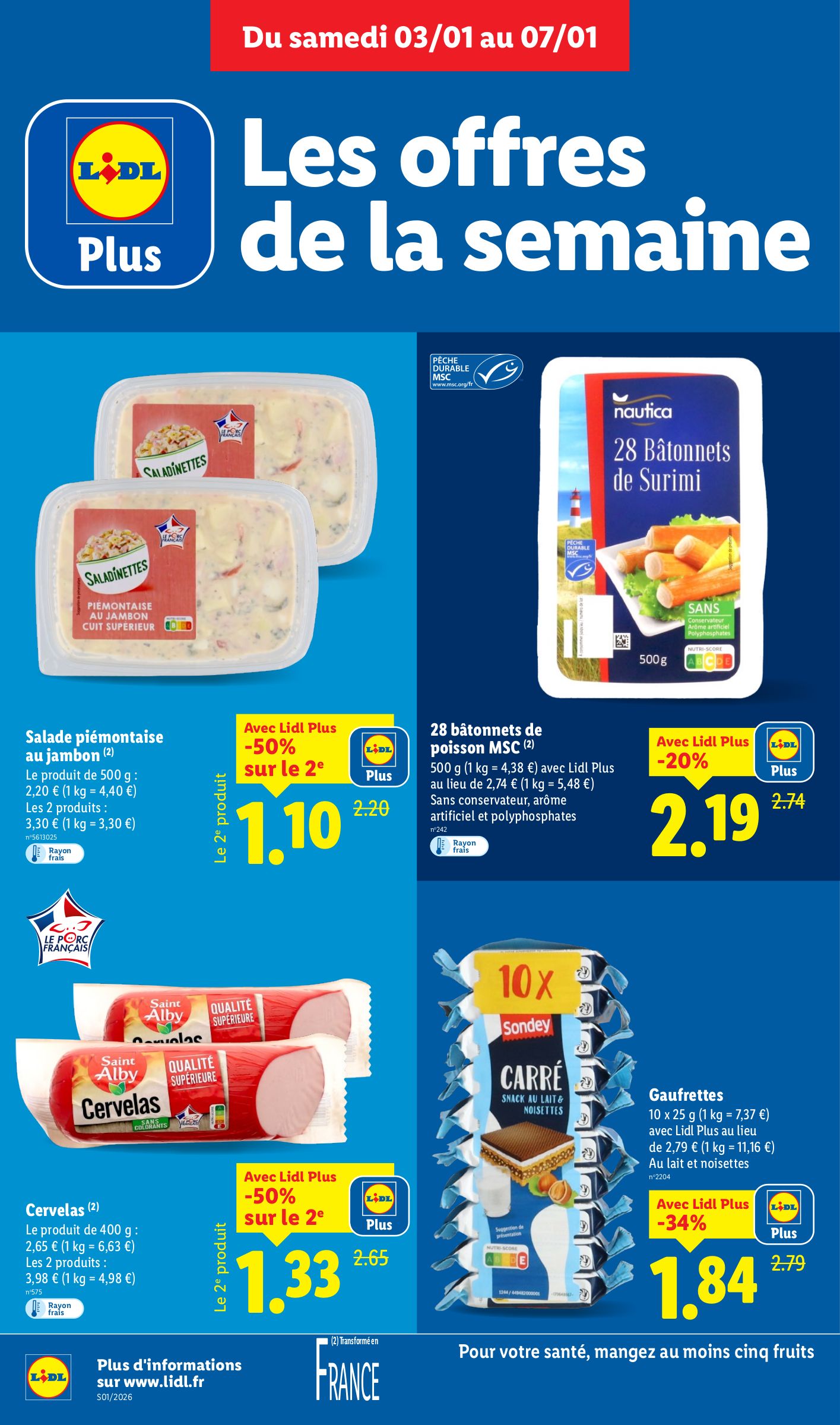 lidl - Catalogue Lidl valable du 03/01 au 07/01 - page: 10