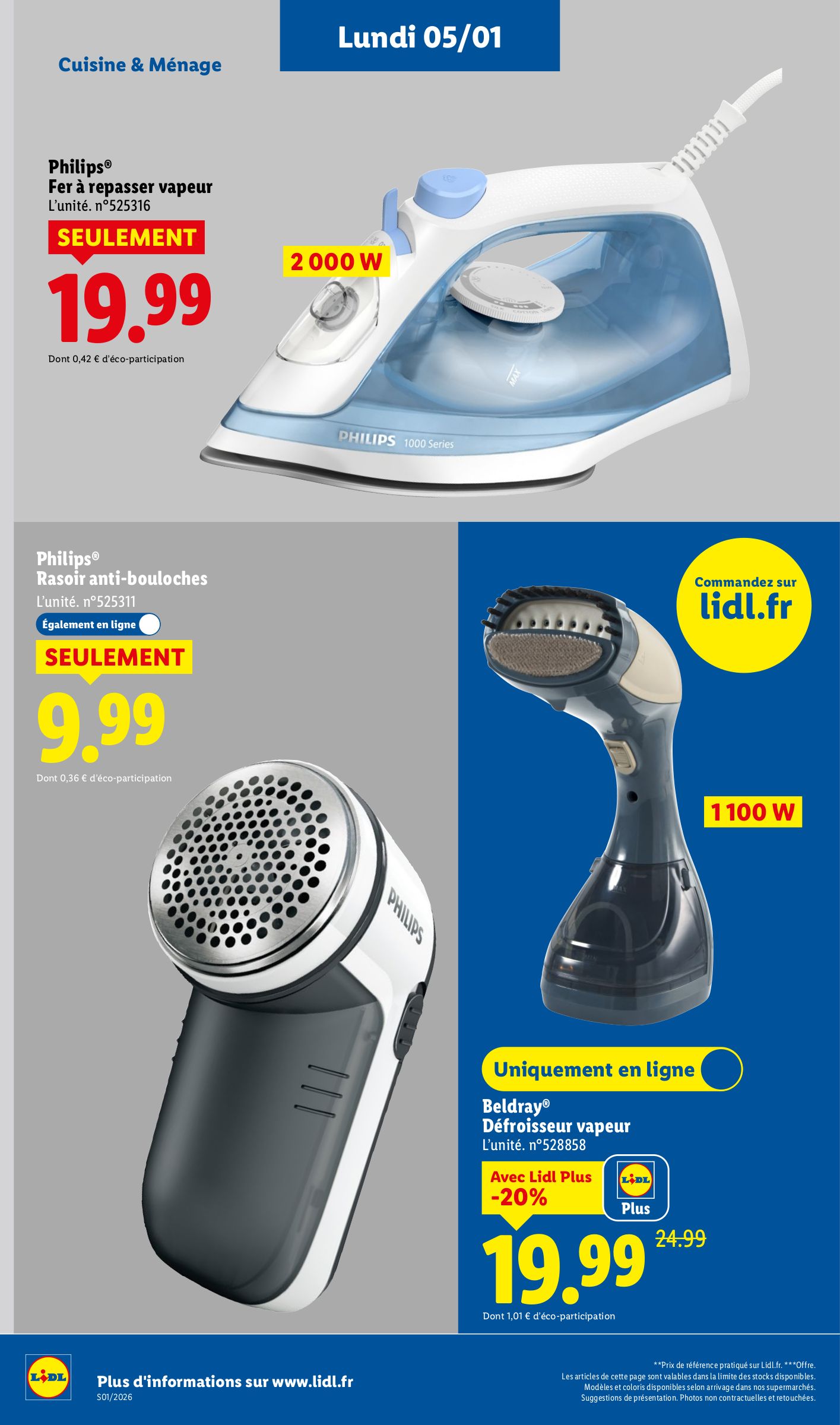 lidl - Catalogue Lidl valable du 03/01 au 07/01 - page: 62