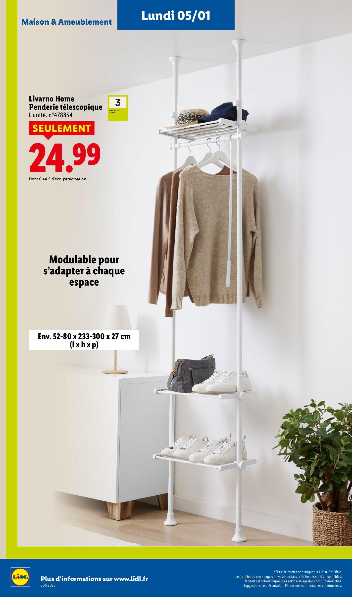 lidl - Catalogue Lidl valable du 03/01 au 07/01 - page: 66