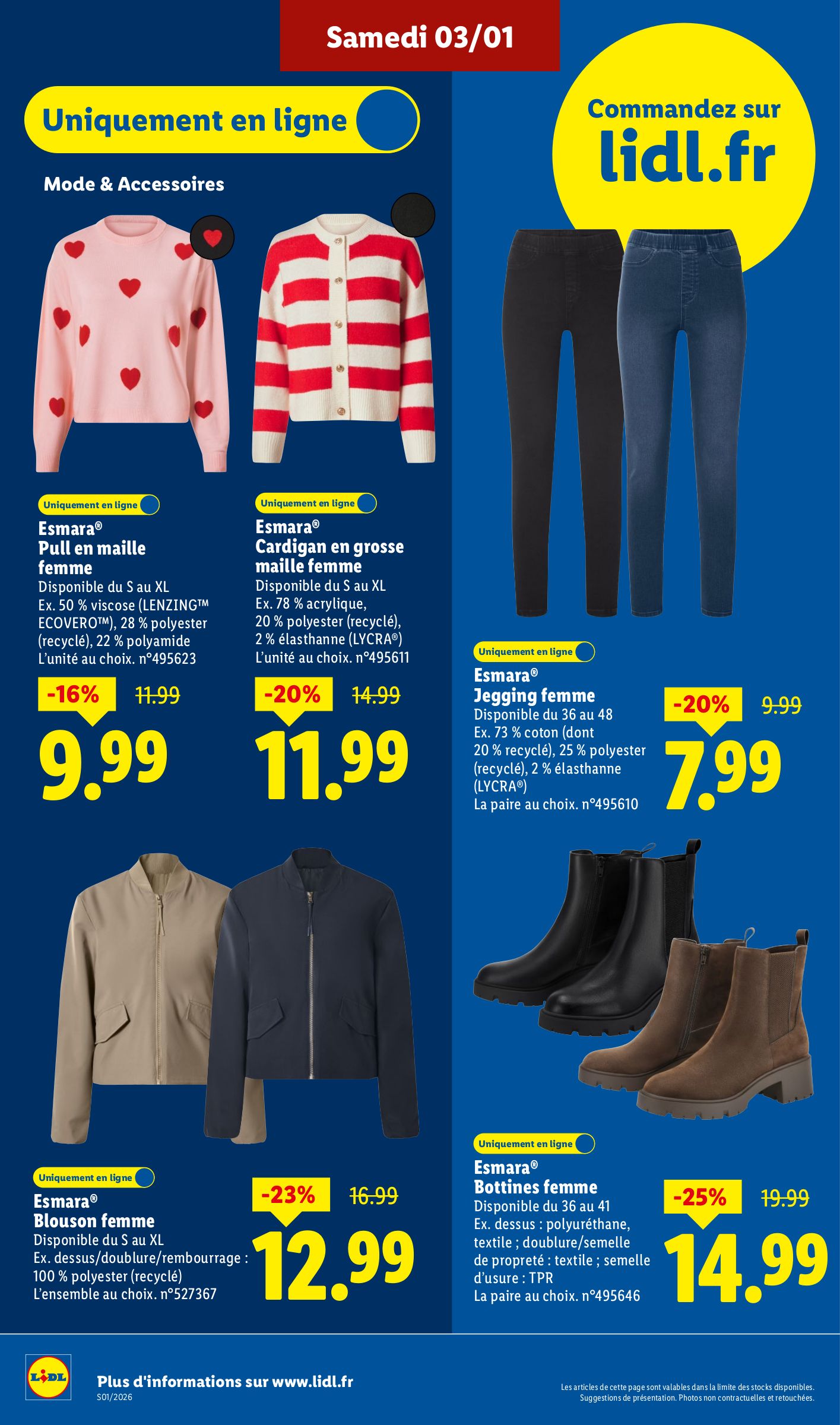 lidl - Catalogue Lidl valable du 03/01 au 07/01 - page: 52