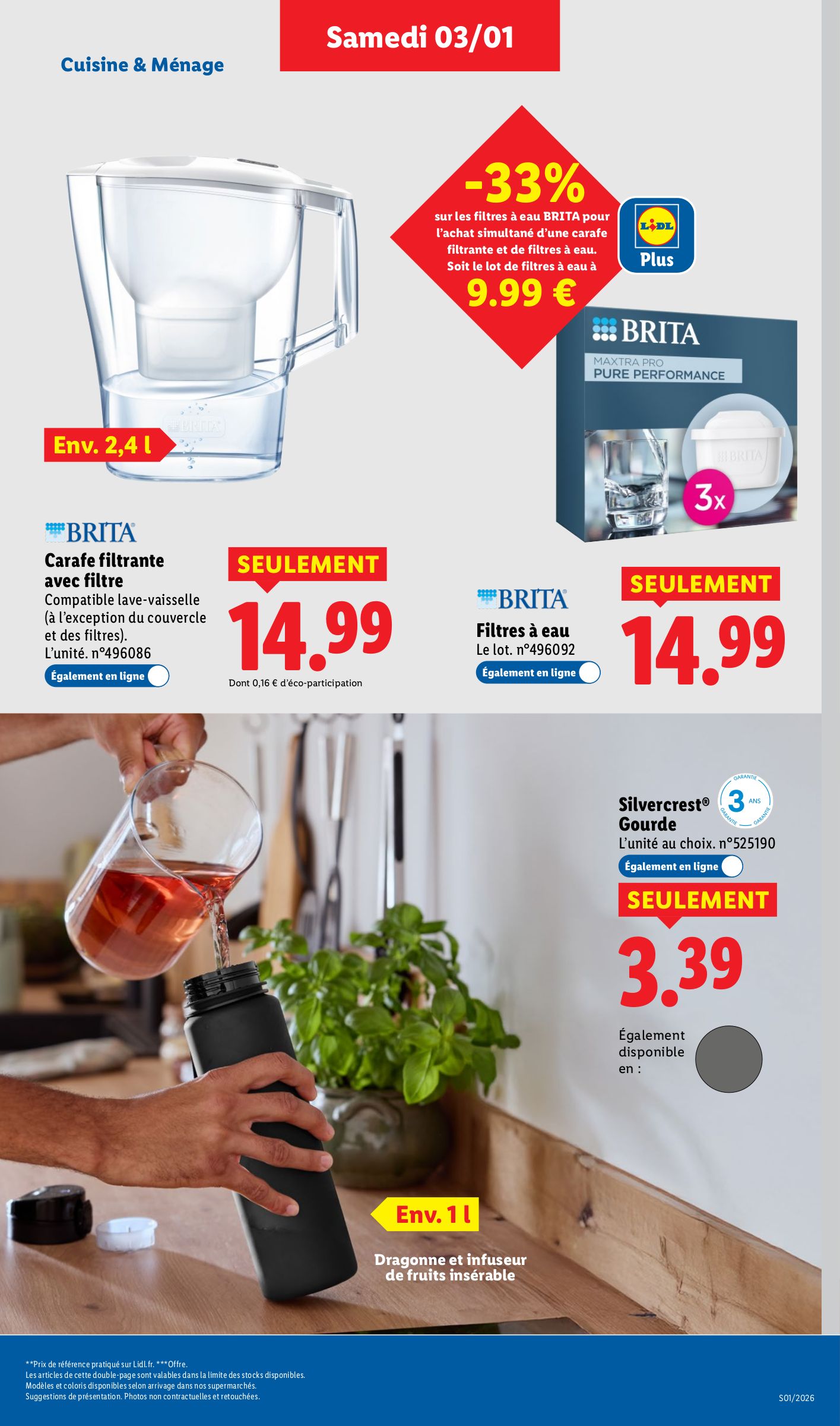 lidl - Catalogue Lidl - Les bonnes affaires de la semaine valable du 29/12 au 03/01 - page: 23