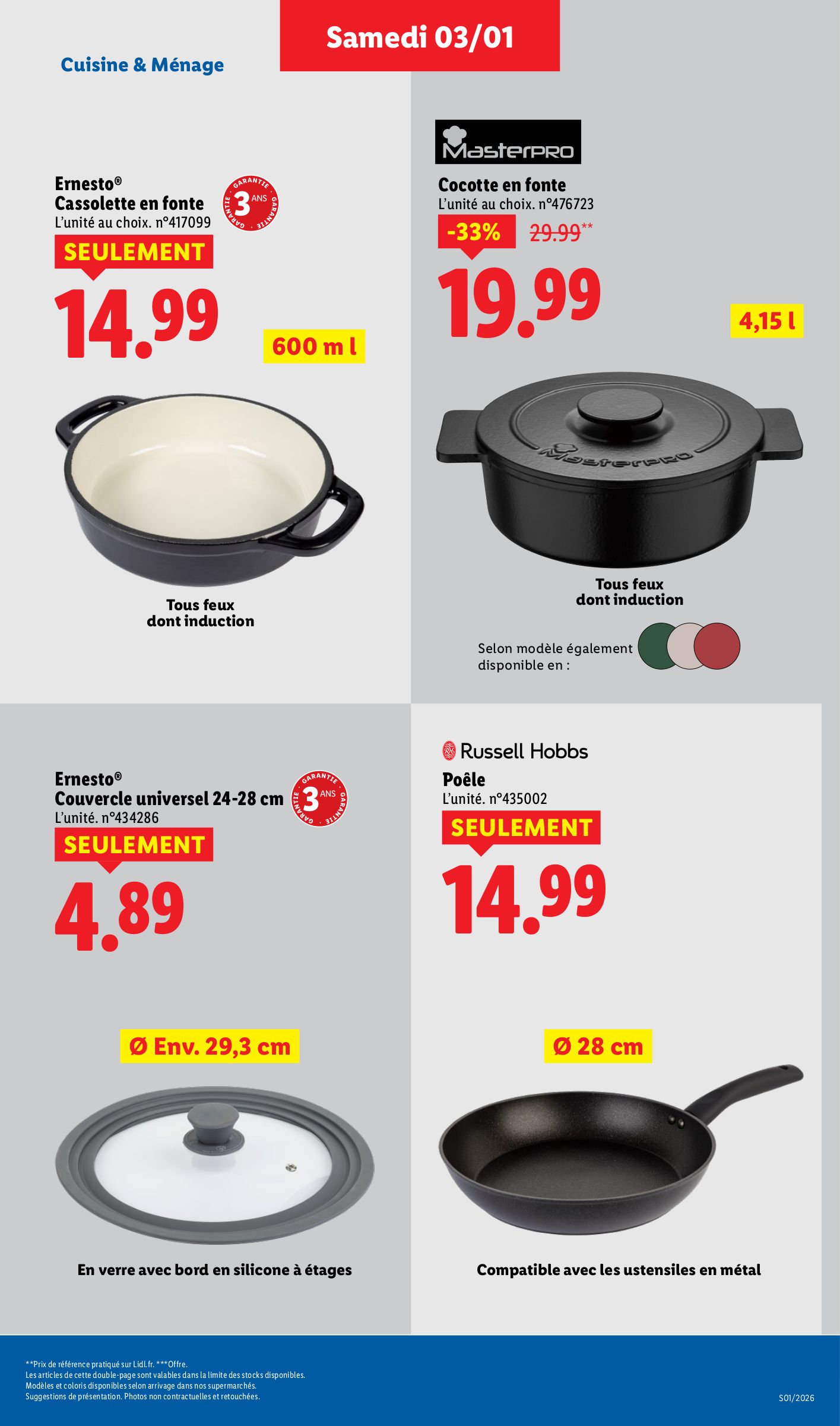 lidl - Catalogue Lidl - Les bonnes affaires de la semaine valable du 29/12 au 03/01 - page: 27