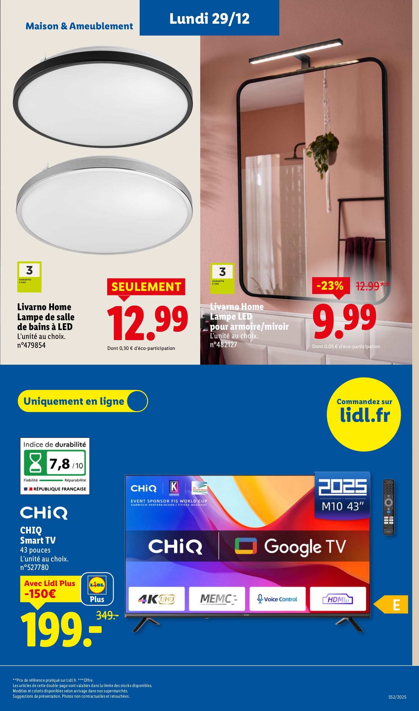 lidl - Catalogue Lidl - Les bonnes affaires de la semaine valable du 29/12 au 03/01 - page: 9